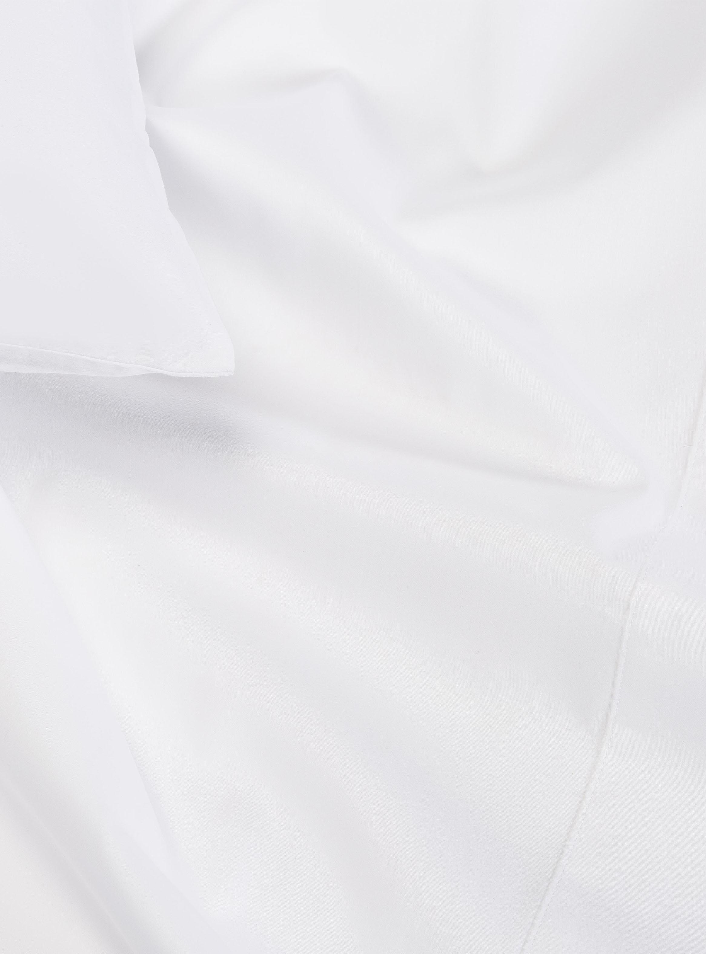 Sábana 2 Plazas 300 Hilos Lisa Blanca-3