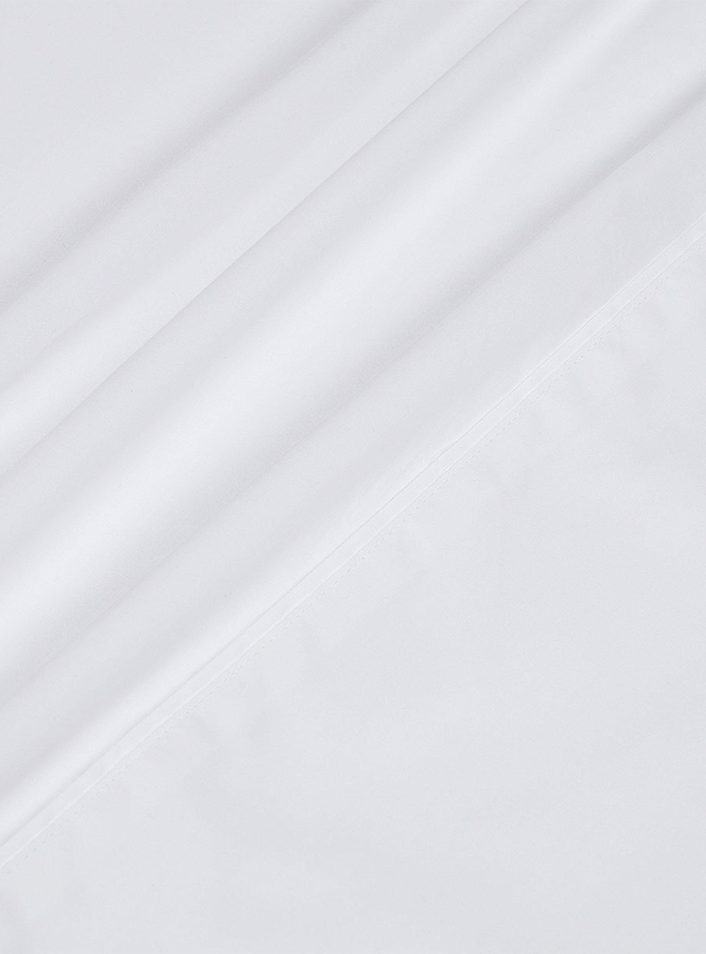 Sábana 2 Plazas 300 Hilos Lisa Blanca-2