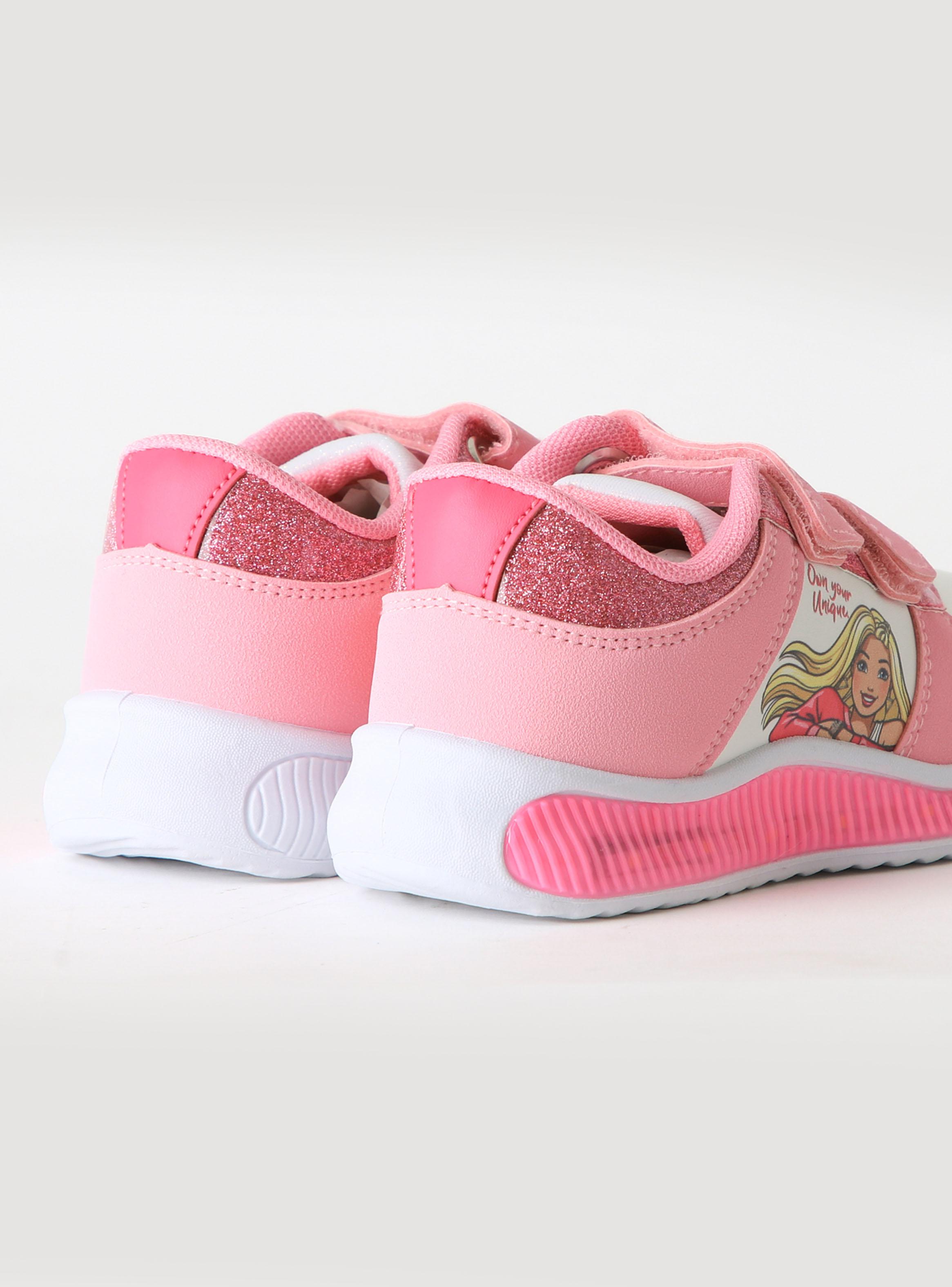 Zapatilla Urbana Print Posando Barbie con Luces Niña-3