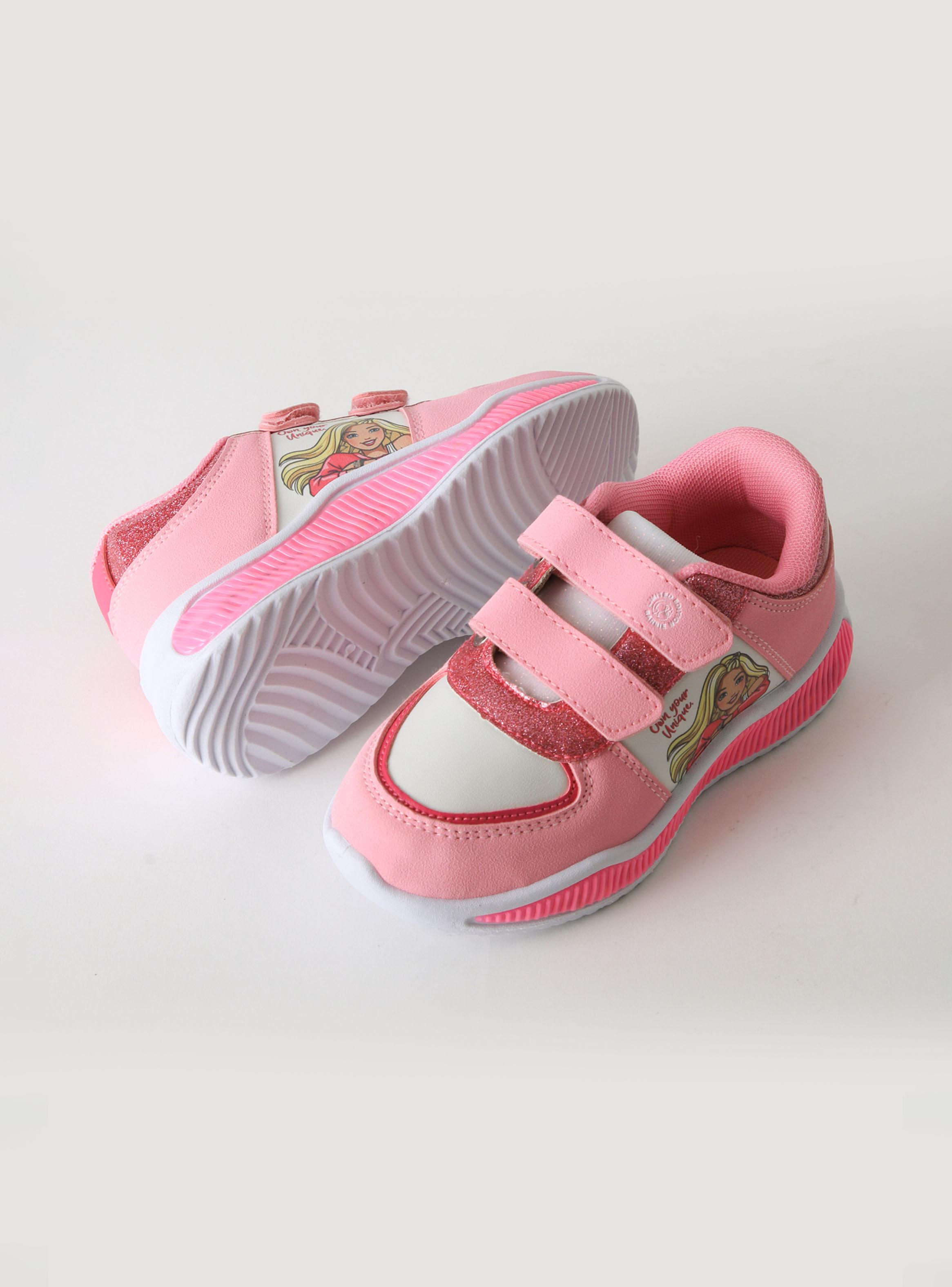 Zapatilla Urbana Print Posando Barbie con Luces Niña-2