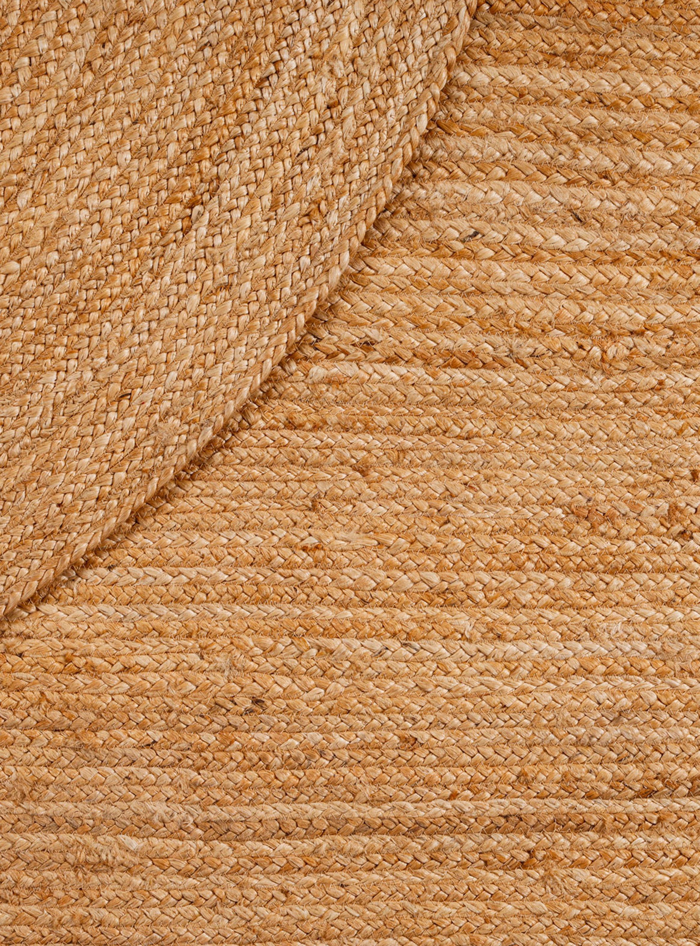 Alfombra Bajda de Cama Yute Natural 90x150 cm-2