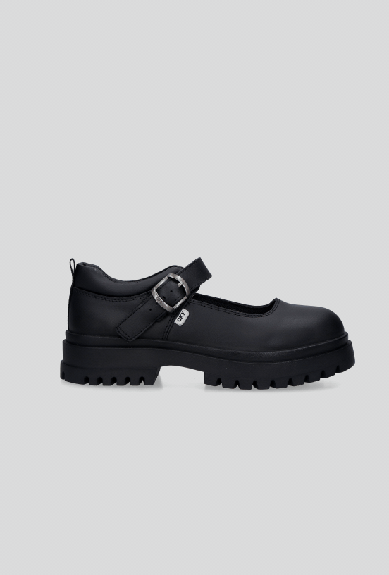 Zapato Escolar Reina Negro T.34 a 39 Niña-3