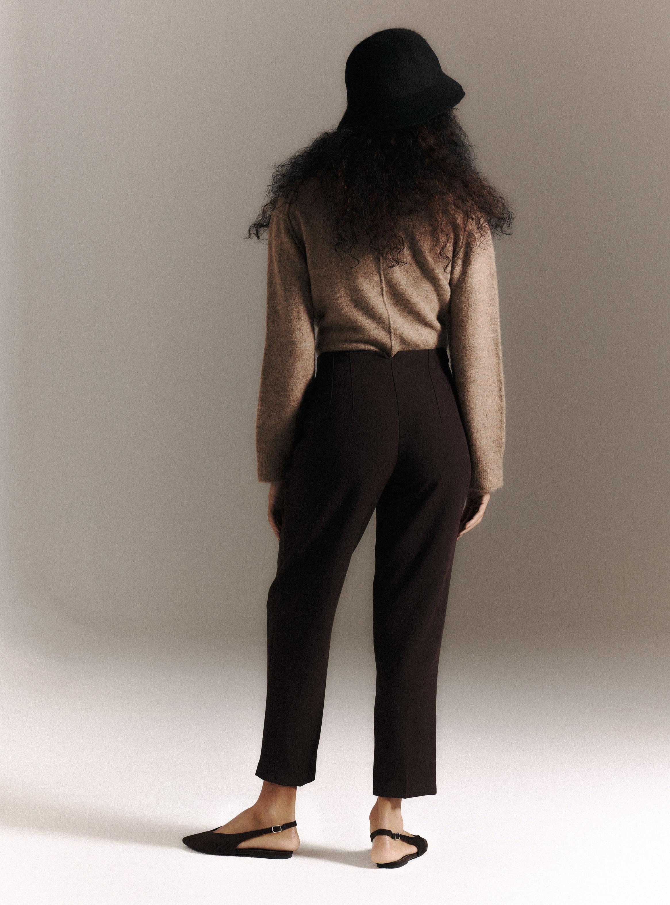 Pantalón Sastrero Tiro Alto con Pierna Recta-5