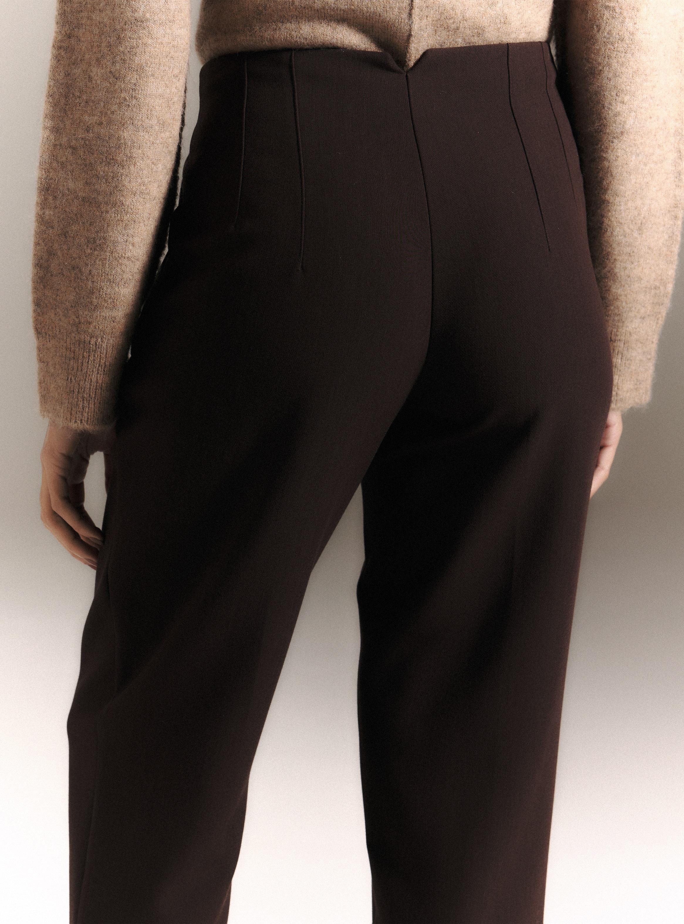 Pantalón Sastrero Tiro Alto con Pierna Recta-3