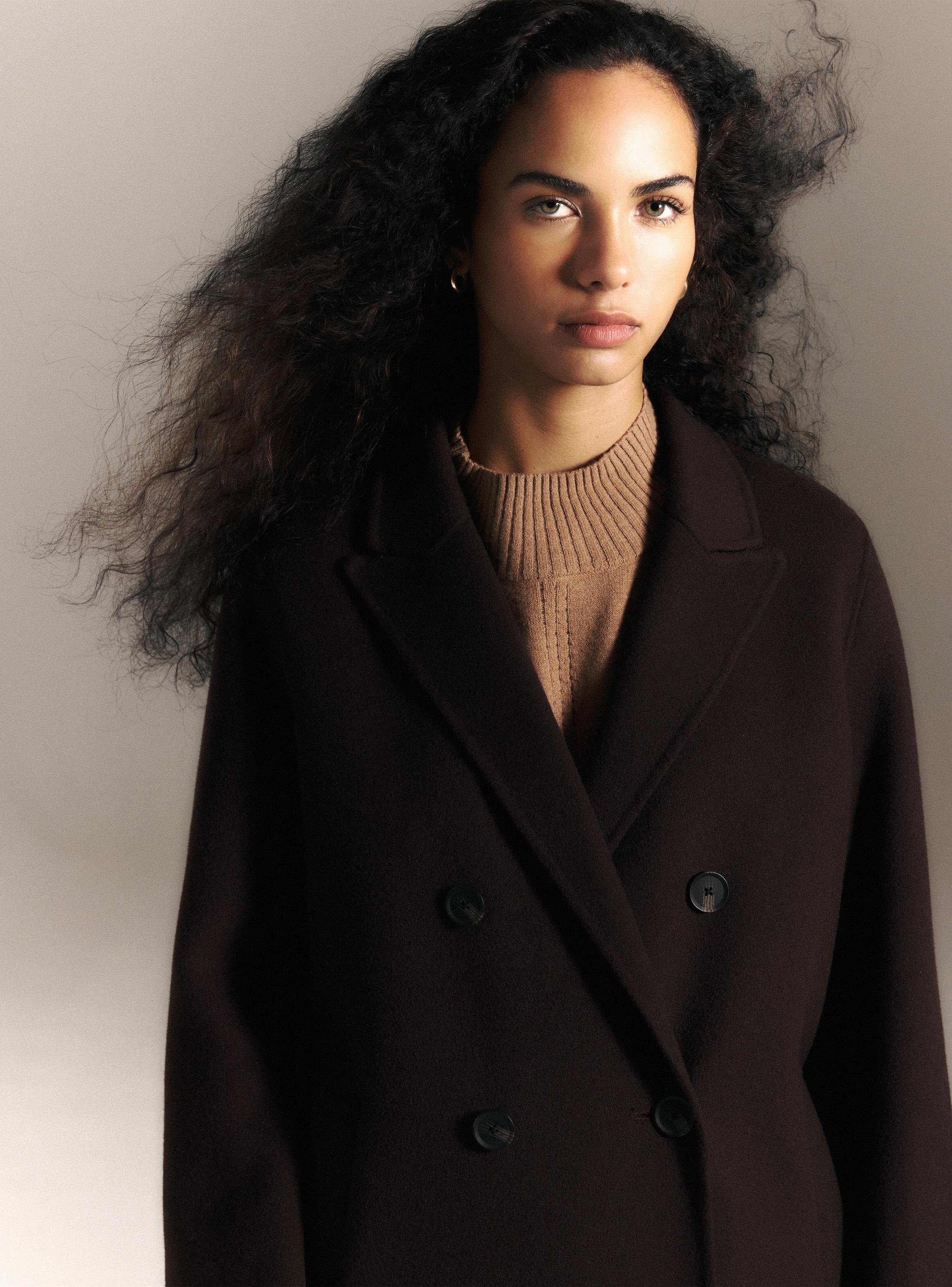 Abrigo Largo de Paño Hecho a Mano Lana-2