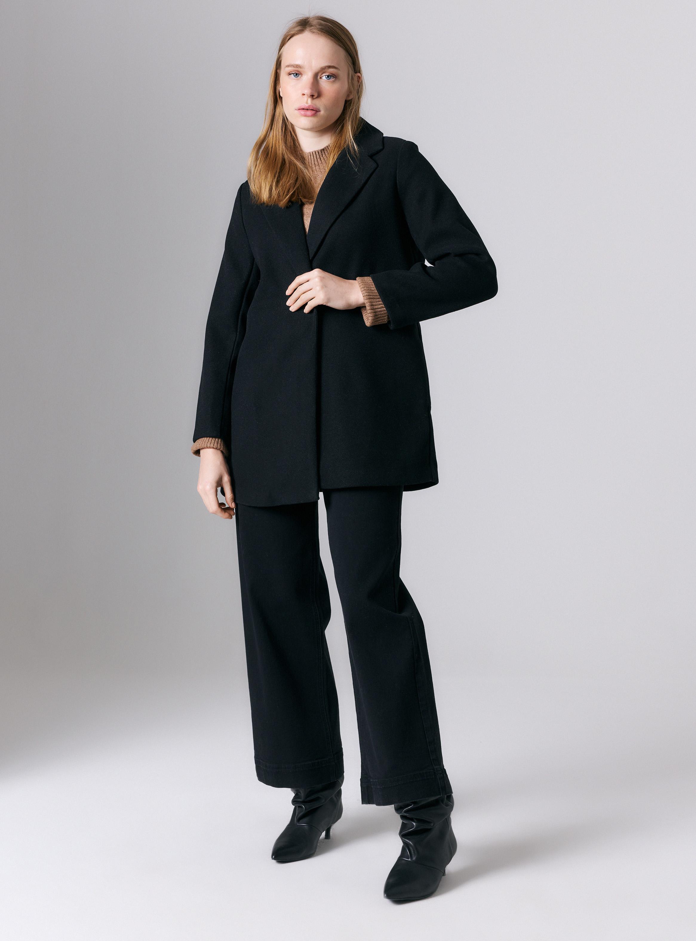 Abrigo Paño Melange-4