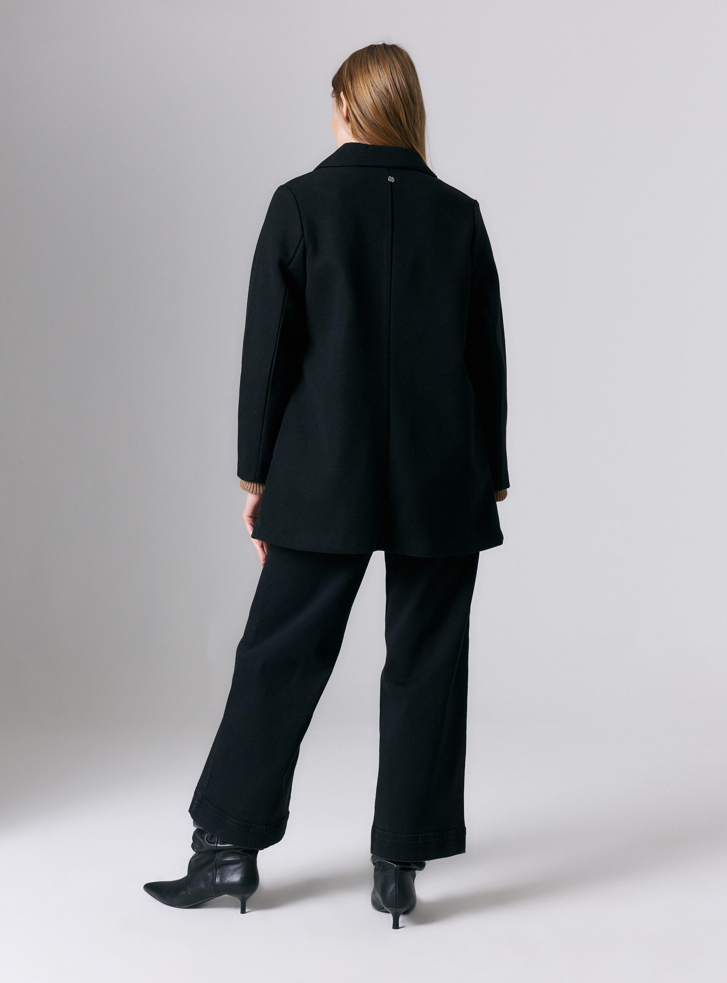 Abrigo Paño Melange-5