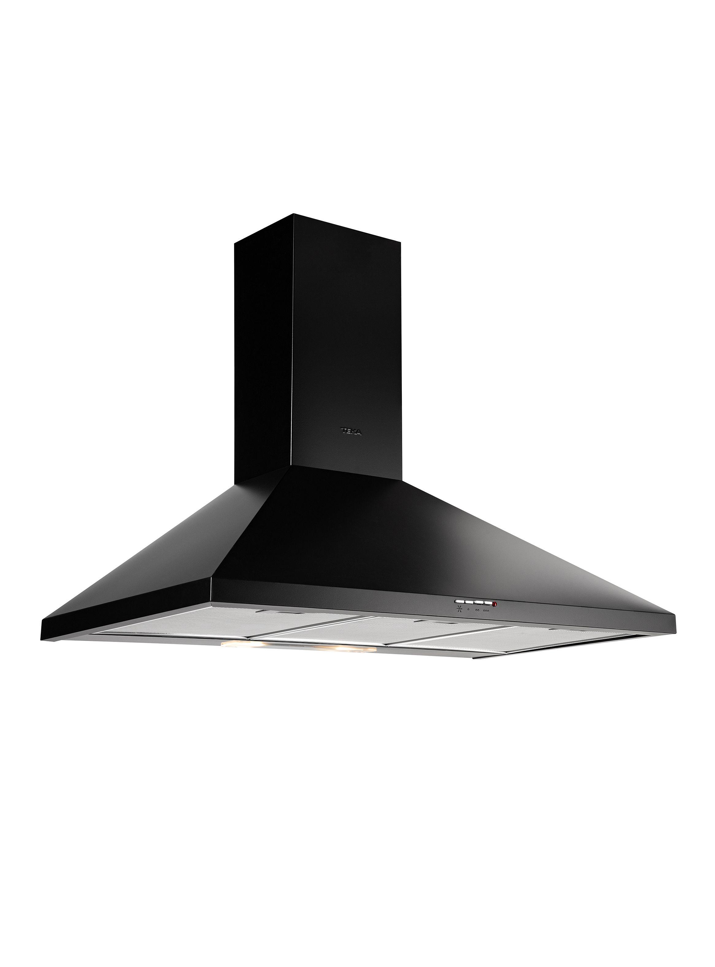 Campana Decorativa Mural DBB90 90 cm Negra-2