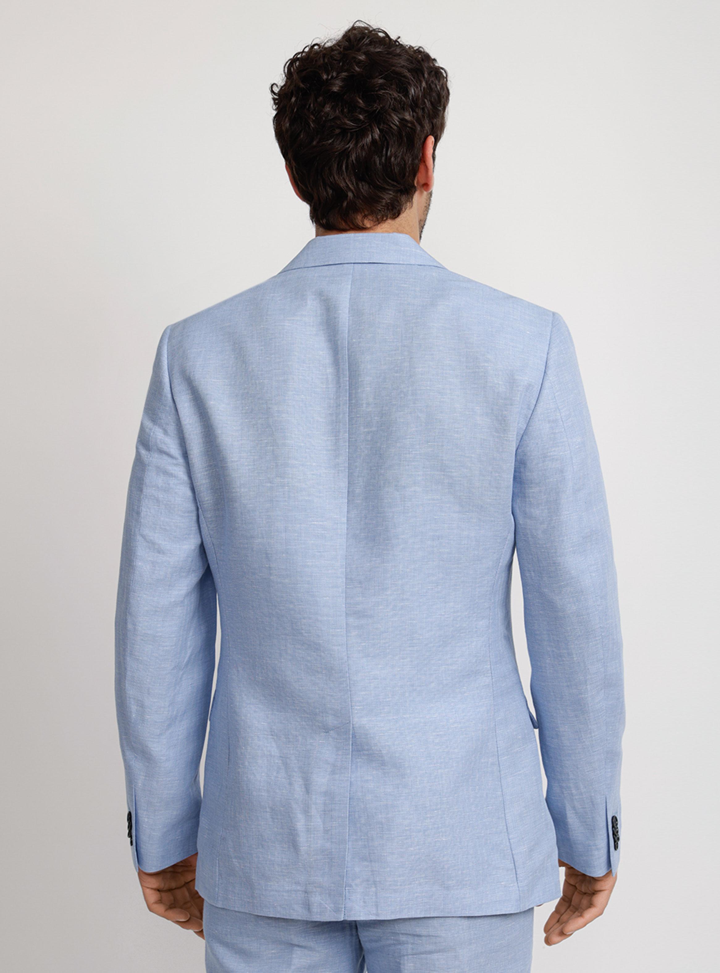 Traje Lino Slim Fit Tiro Medio-2