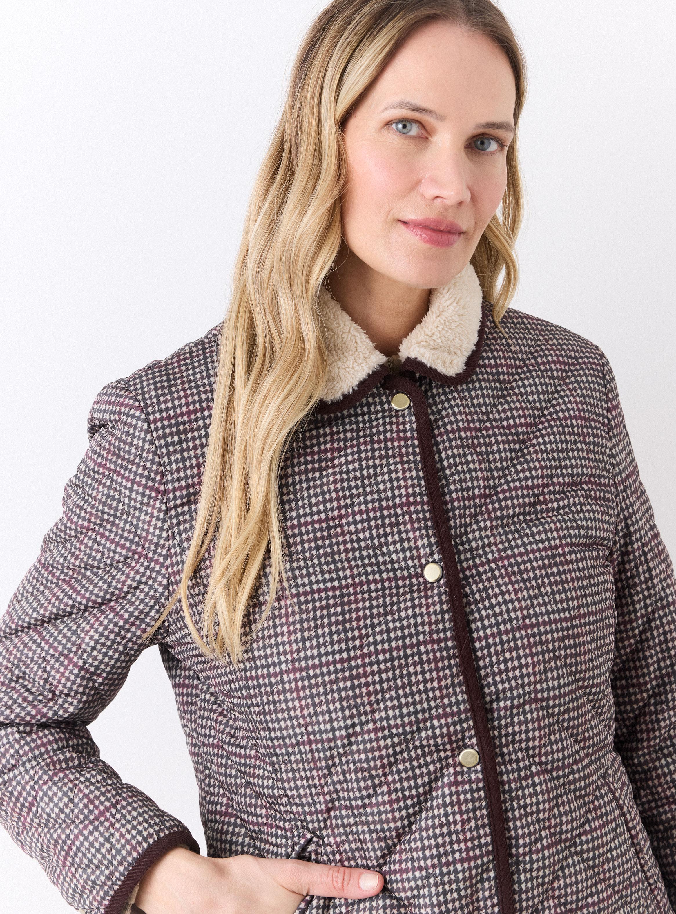 Chaqueta Tweed Forro Tipo Borrego-2