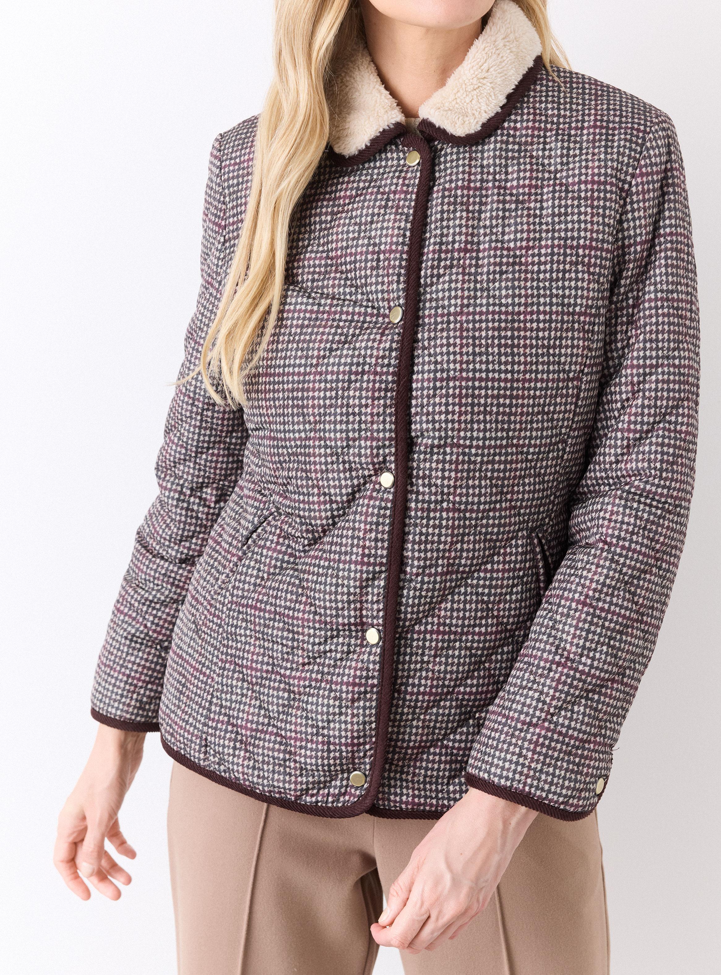Chaqueta Tweed Forro Tipo Borrego-3