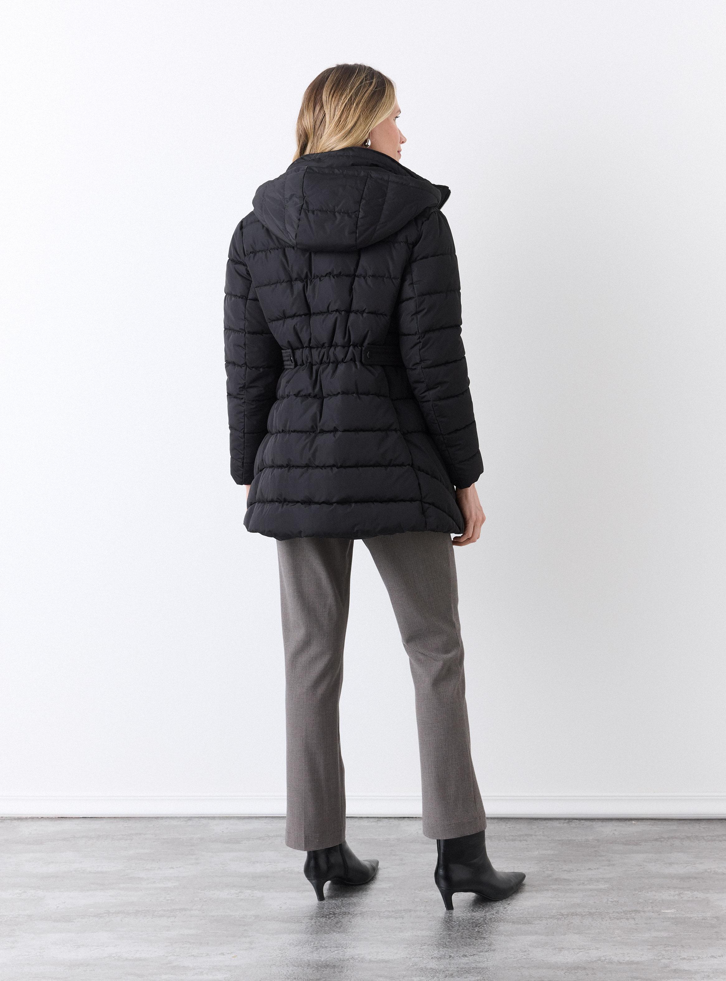 Parka Acolchada Impermeable con Capucha Desmontable-5