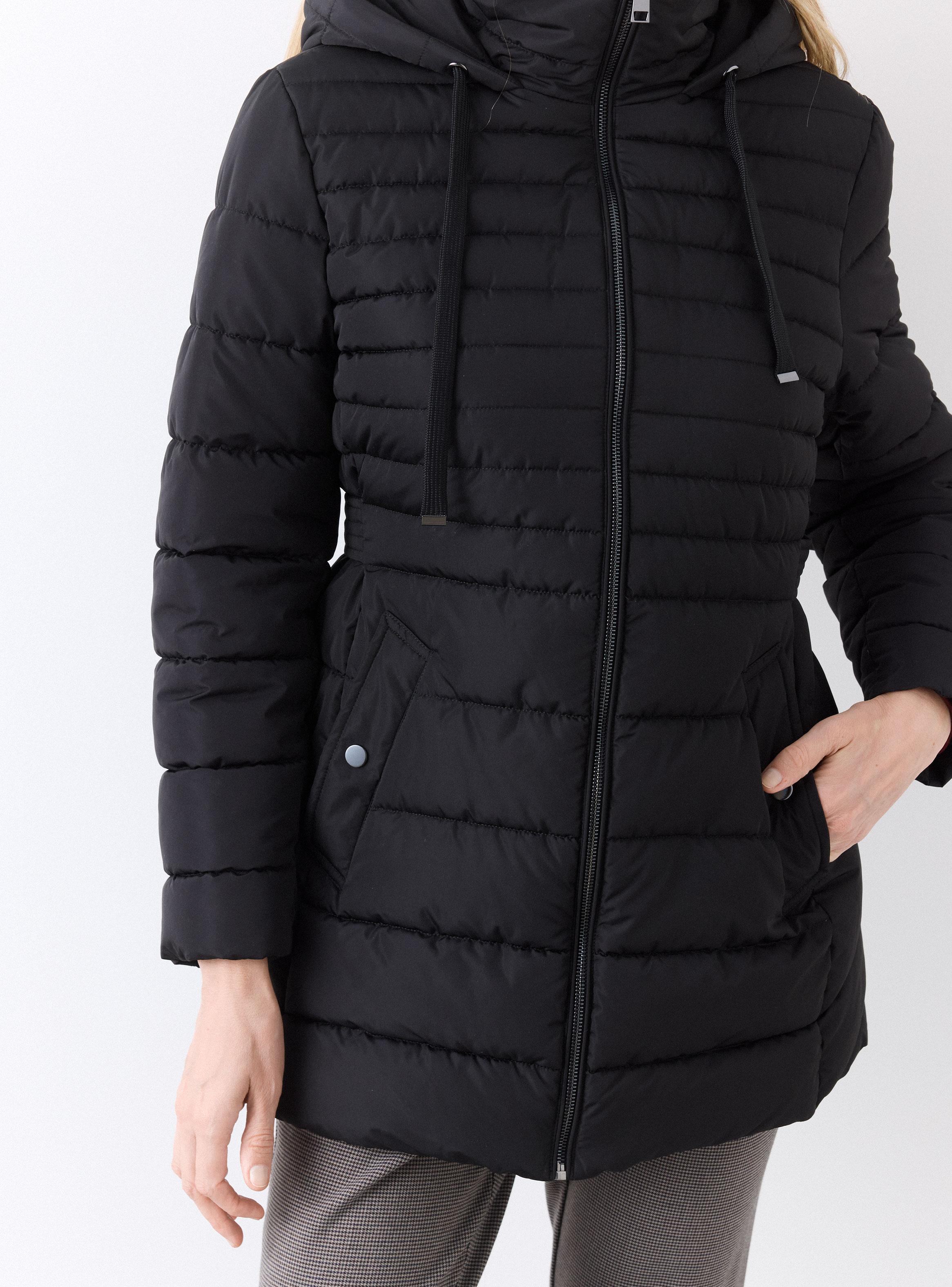 Parka Acolchada Impermeable con Capucha Desmontable-3