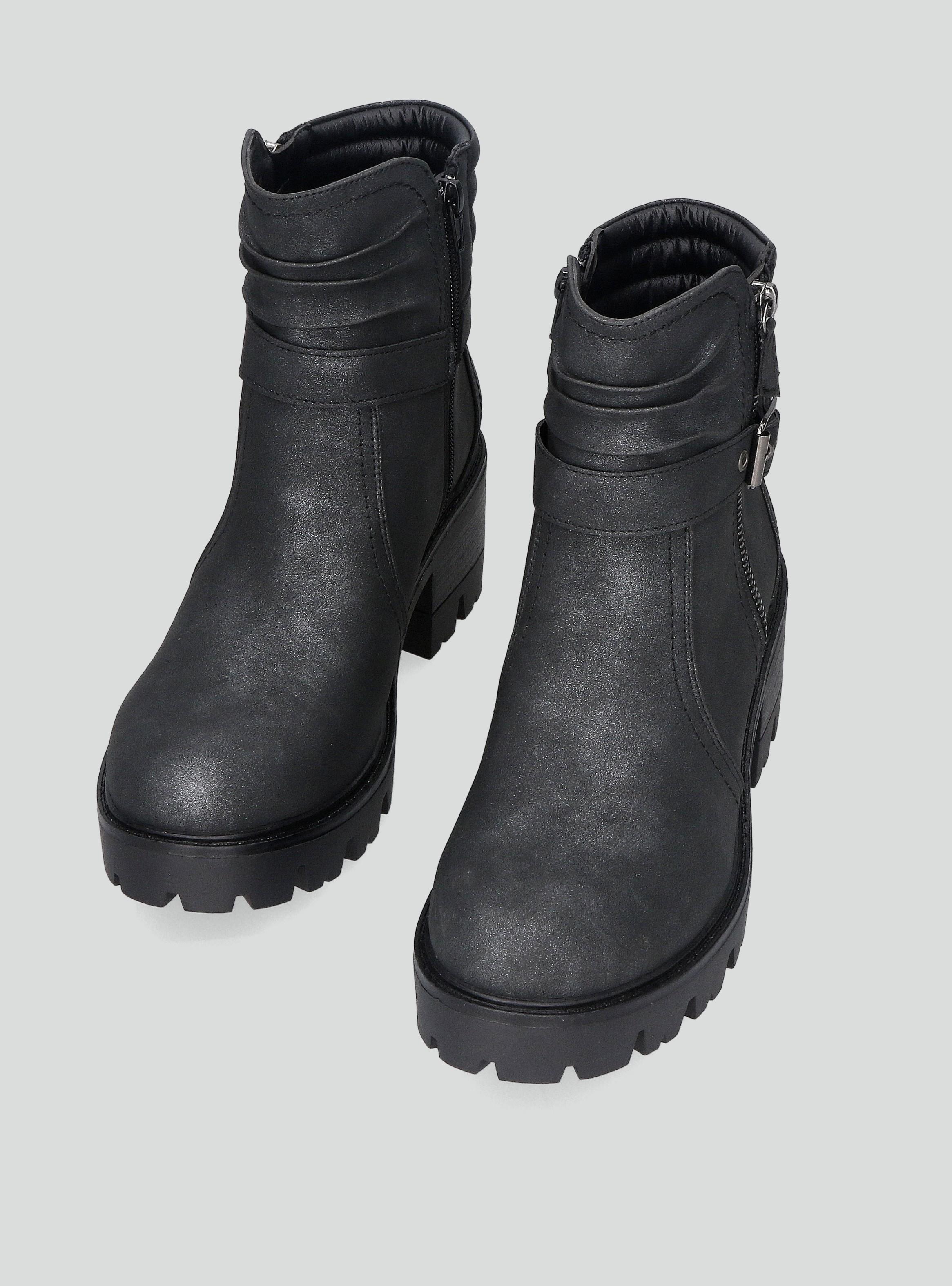 Botín con Cierre Decorativo Mujer-3