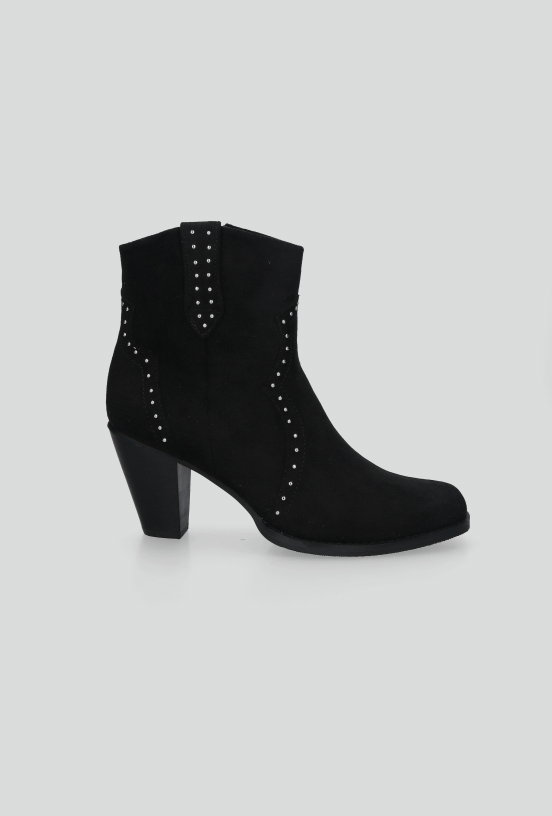 Botín con Detalle de Tachas Mujer-4