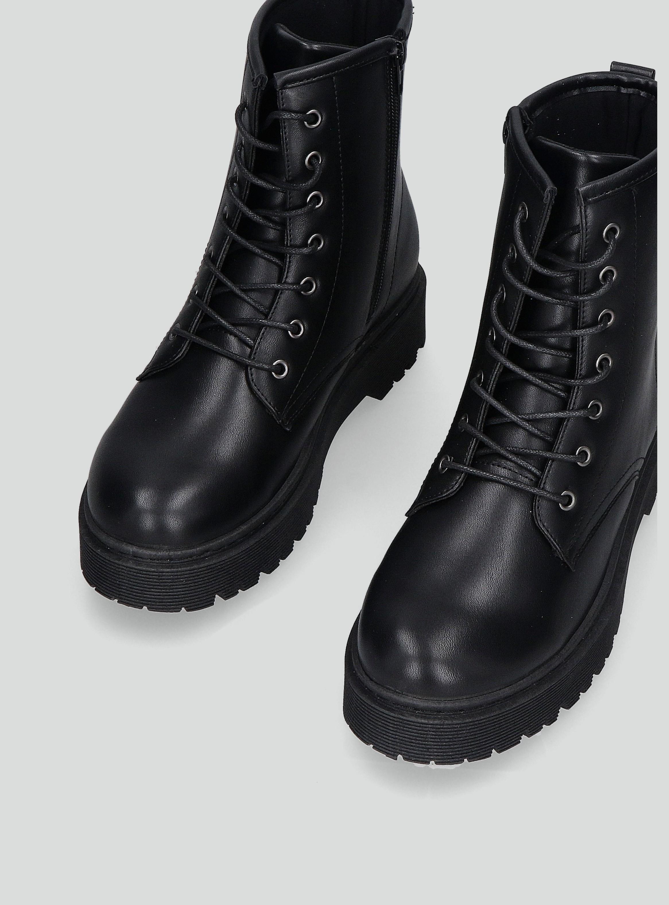 Bototo PU y Cordones Mujer-3