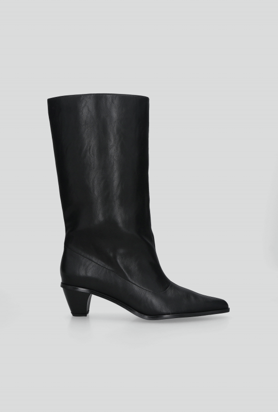 Bota Alta Taco Kitten Mujer-4