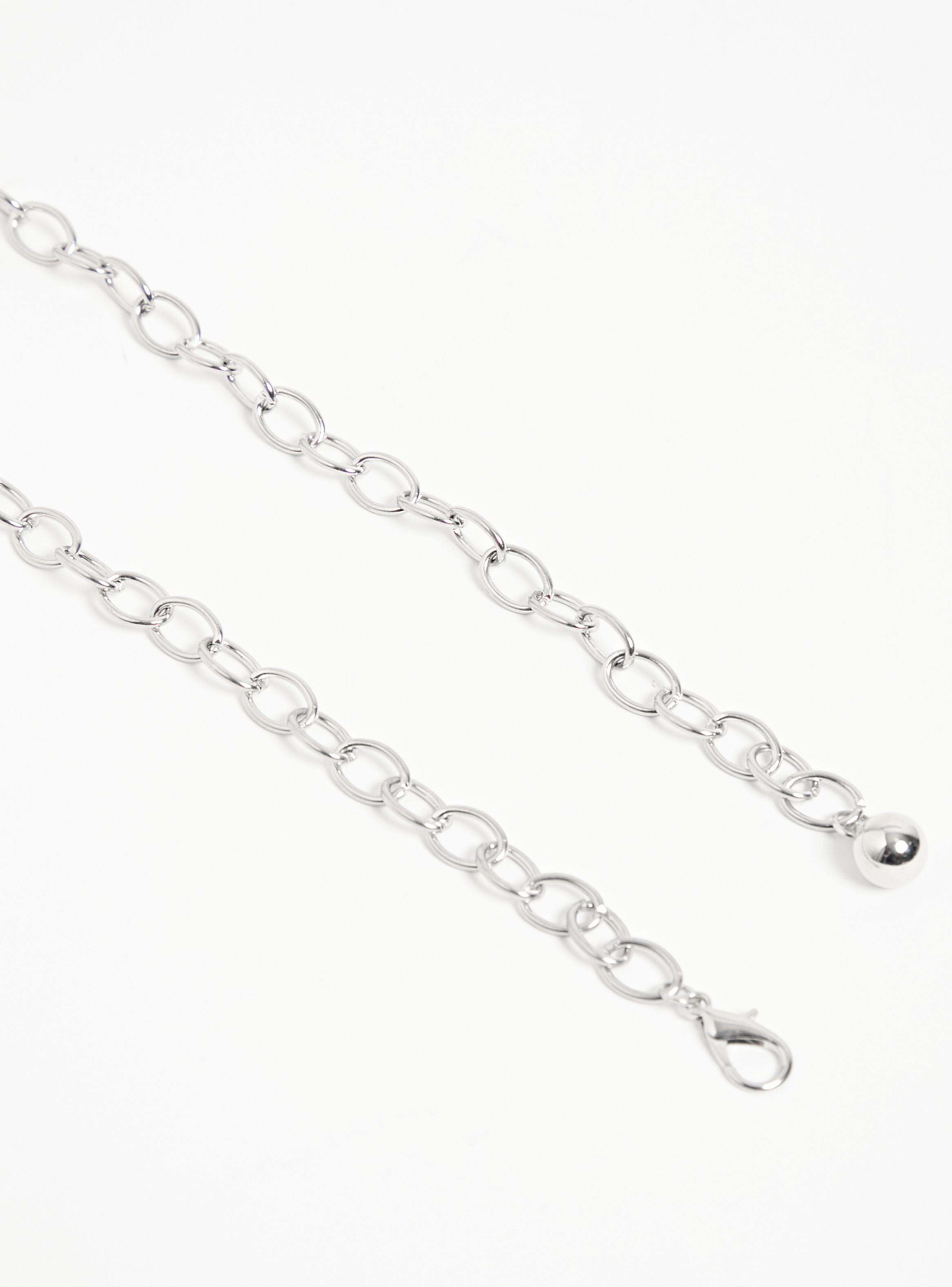 Cinturón Cadena Corazones Aluminio-4