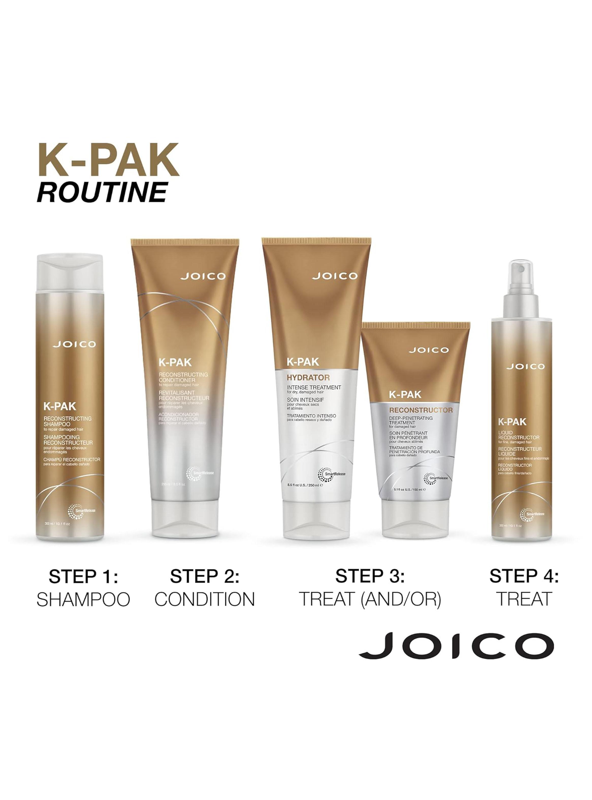 Set Joico K-Pak Reconstructing Shampoo 300 ml + Acondicionador 250 ml-5