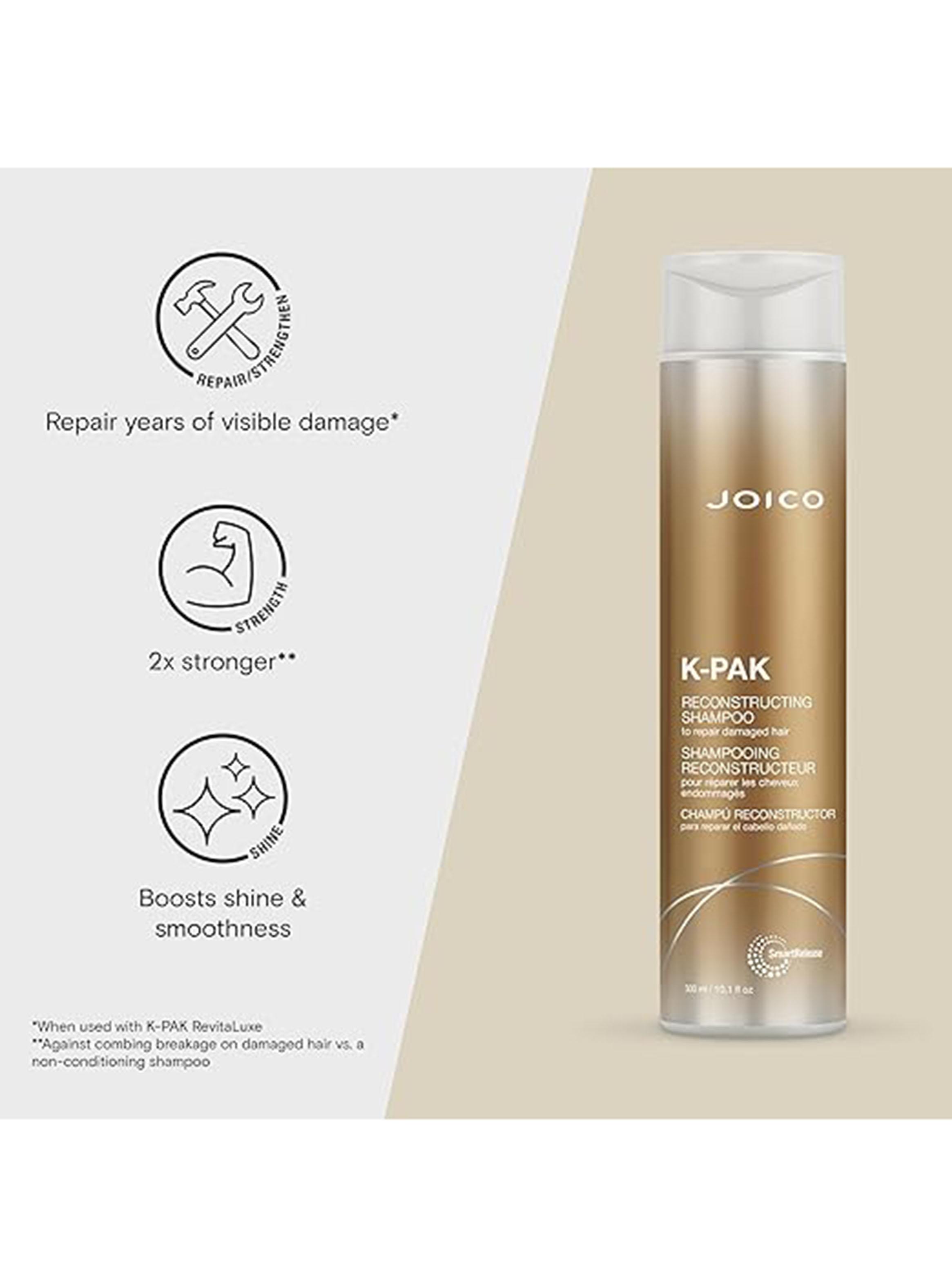 Set Joico K-Pak Reconstructing Shampoo 300 ml + Acondicionador 250 ml-3