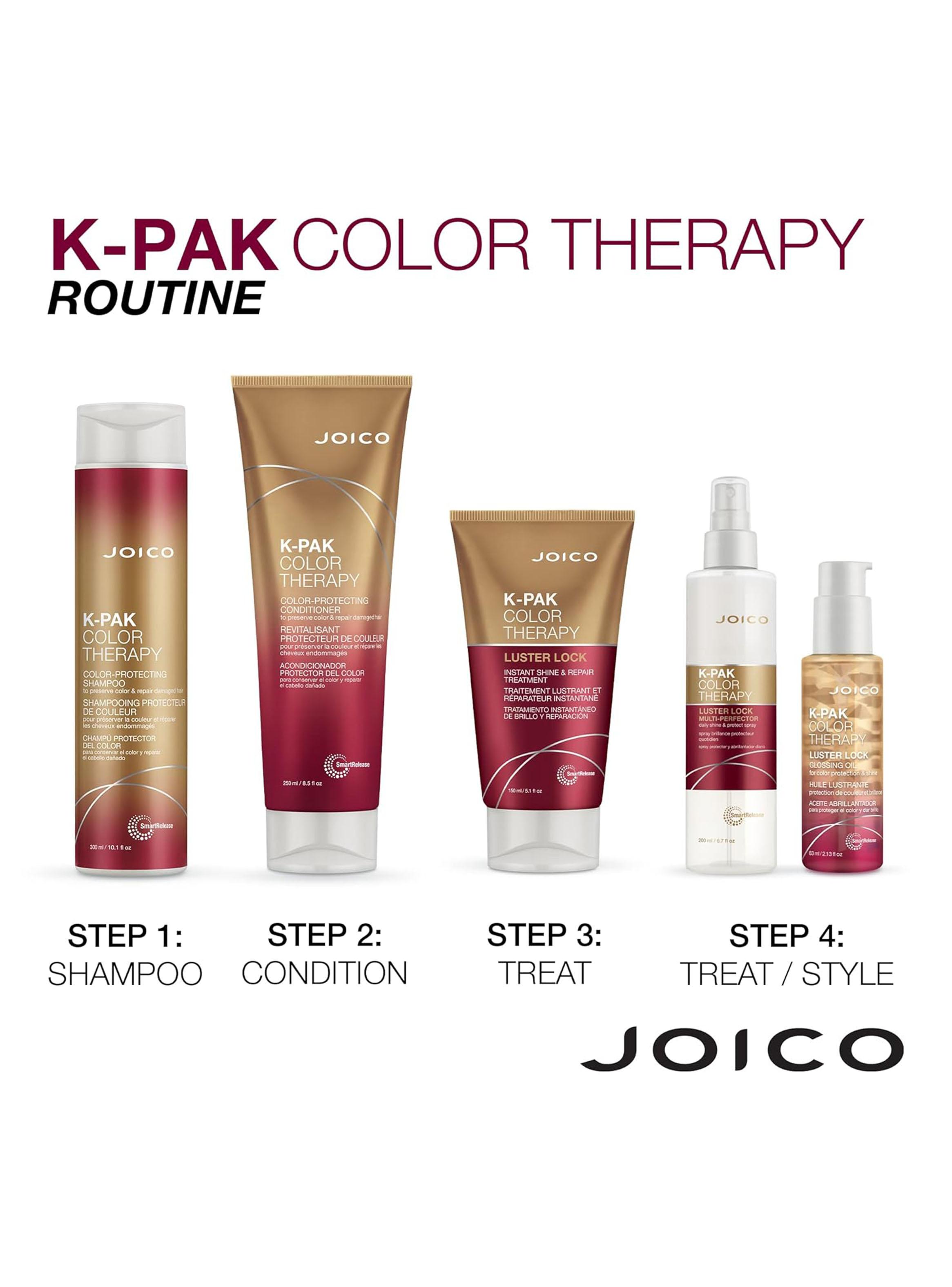 Set Joico K-Pak Color Therapy Shampoo 300 ml + Acondicionador 250 ml-5