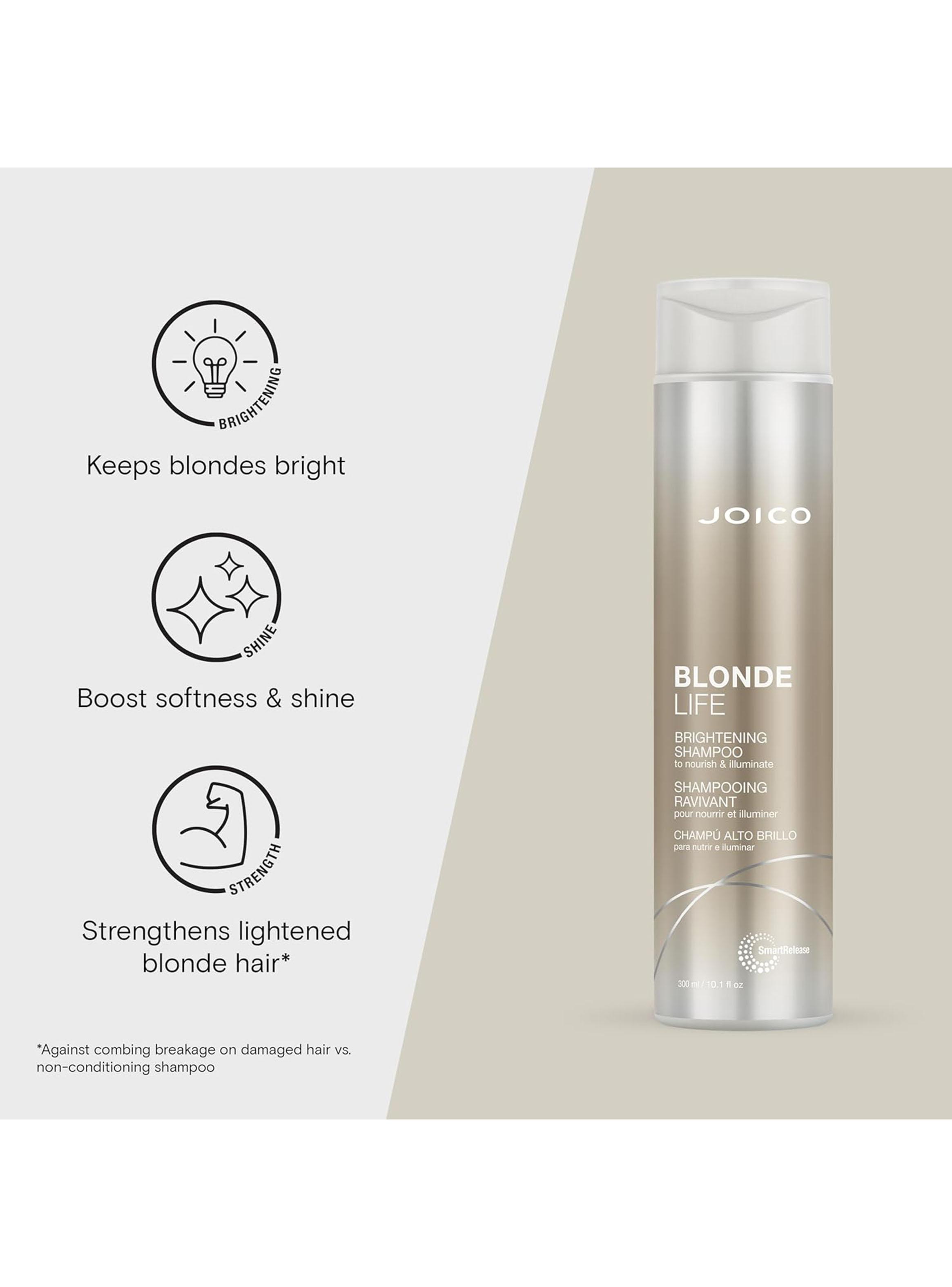 Set Joico Blonde Life Brightening Shampoo 300 ml + Acondicionador 250 ml-3