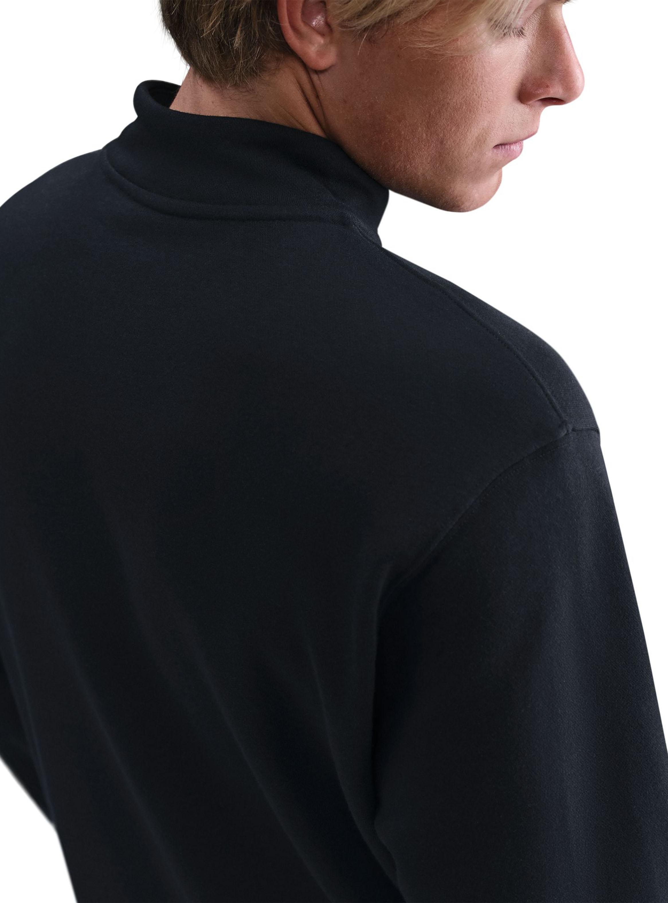 Polerón Media Cremallera Tejido Fleece Club-3