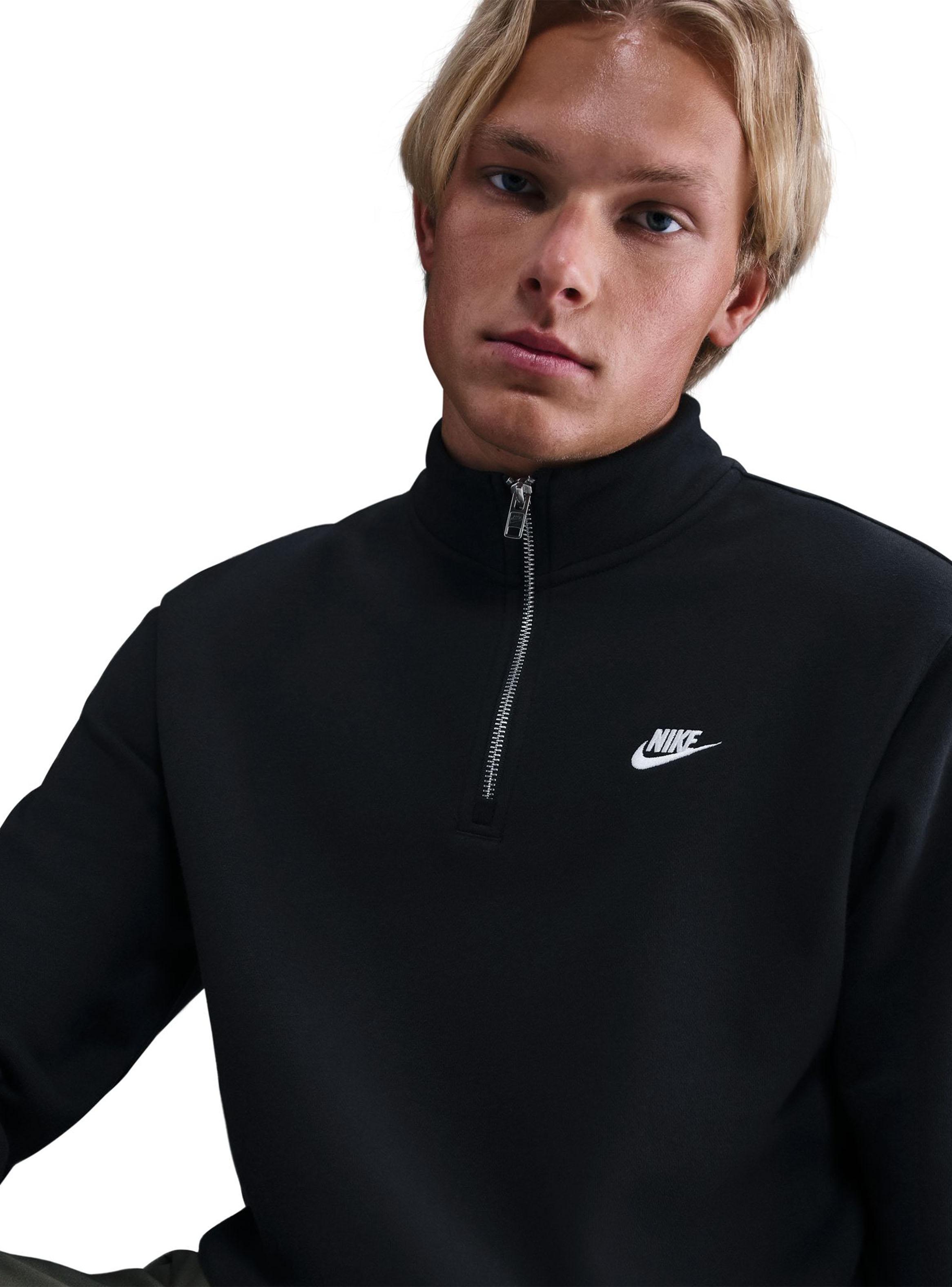 Polerón Media Cremallera Tejido Fleece Club-2