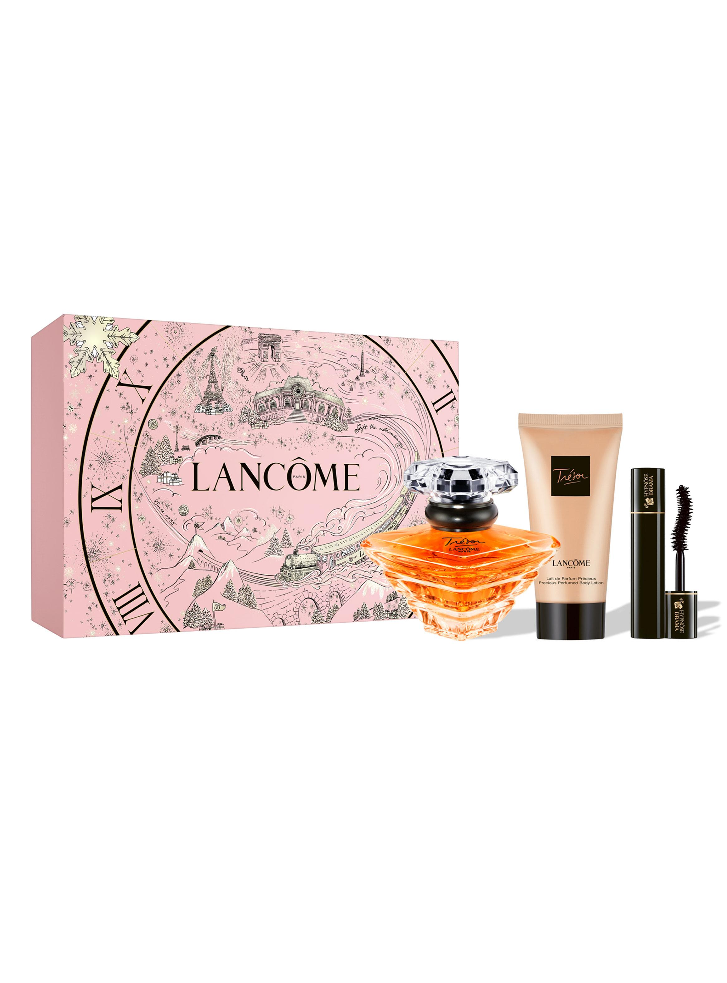 Set Perfume Trésor EDP Mujer 30ml + Body Lotion 50 ml + Mini Hypnôse 2 ml Drama Edición Limitada-0