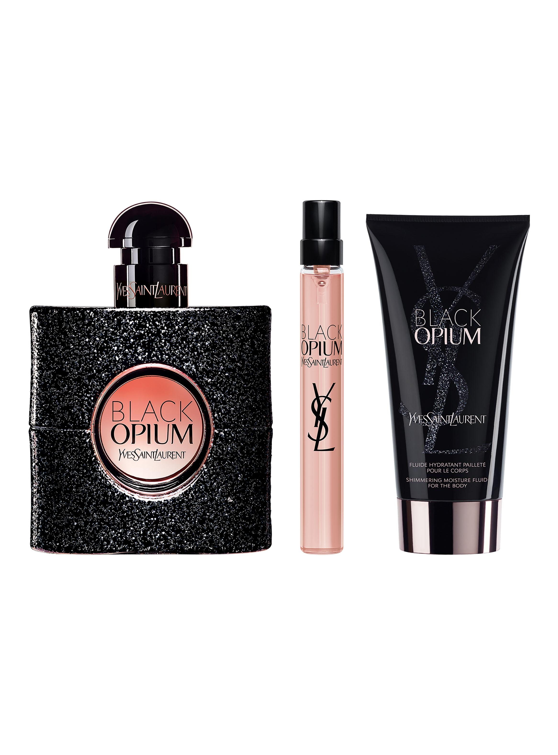 Set Perfume Black Opium EDP Mujer 50ml + 10ml + Body Lotion 50ml Yves Saint Lauren-0
