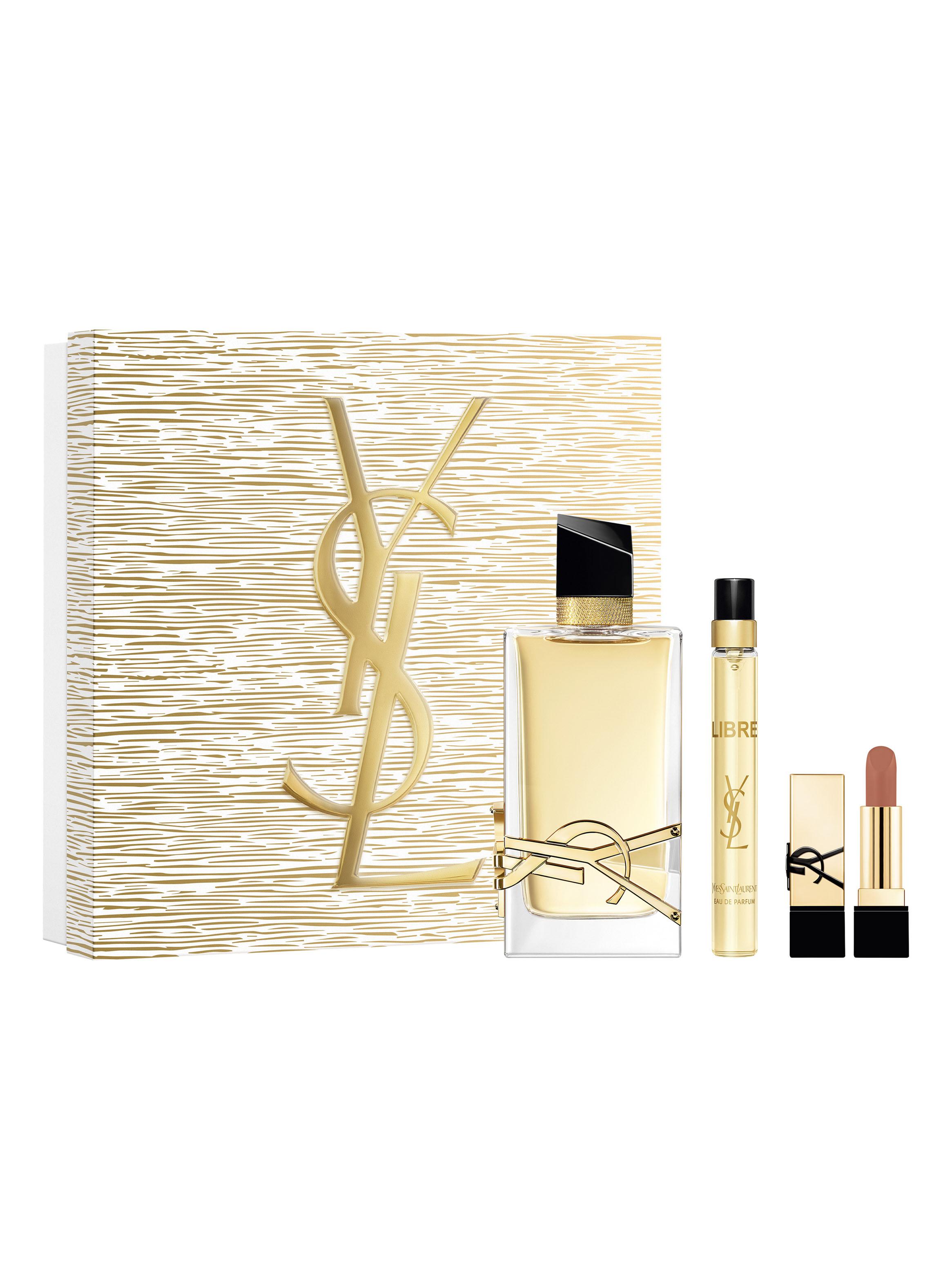 Set Perfume Libre EDP 90ml + 10ml + Mini Rouge Pur Couture Yves Saint Lauren-1