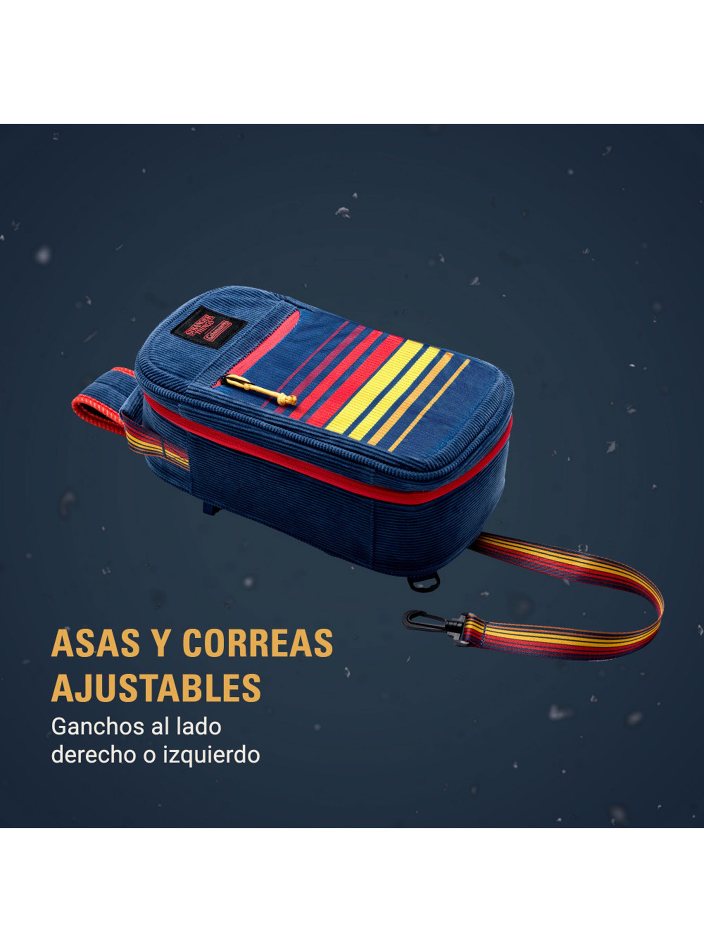 Soft Cooler Stranger Things 6 Latas Azul Marino-2