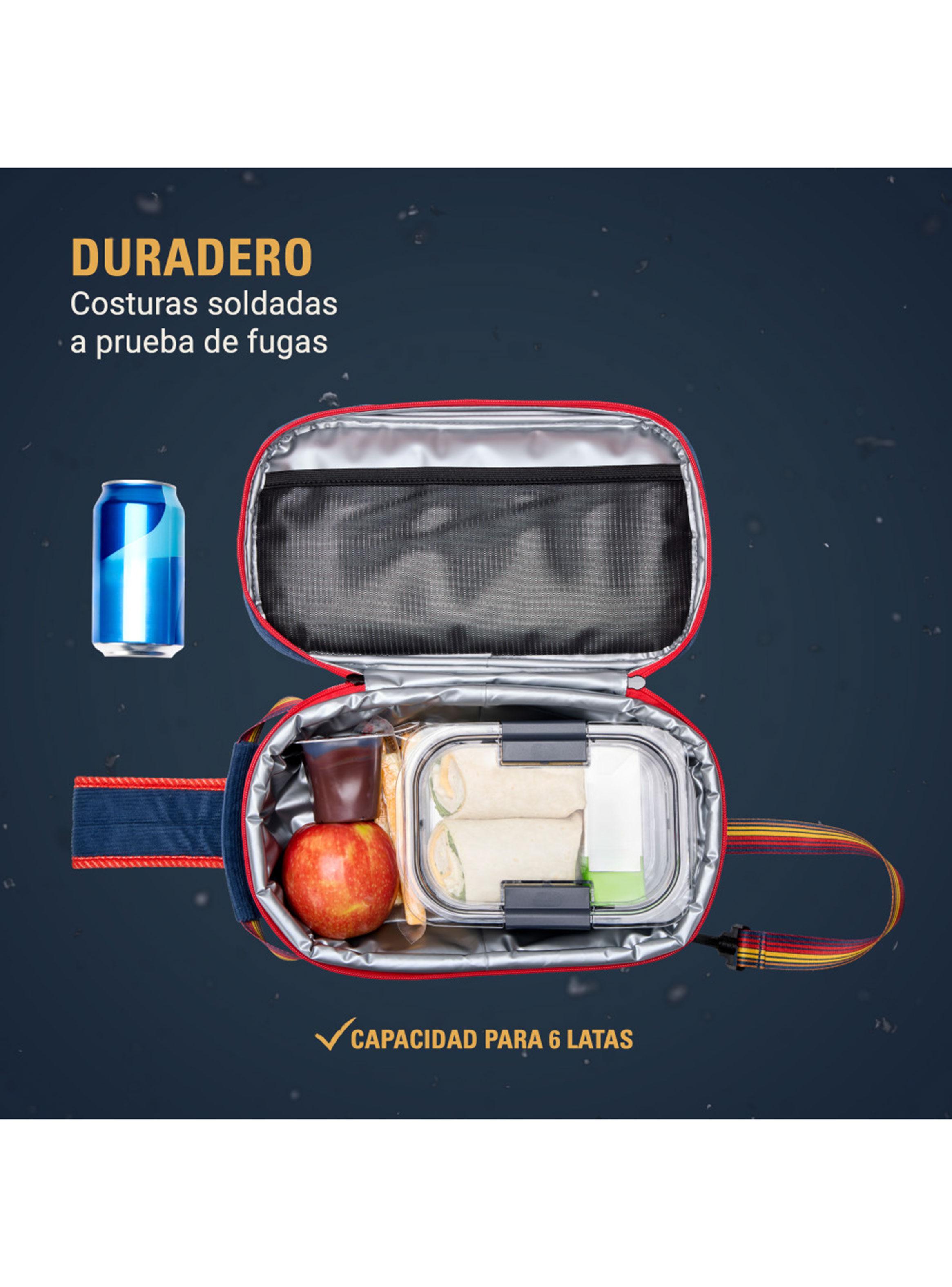 Soft Cooler Stranger Things 6 Latas Azul Marino-3