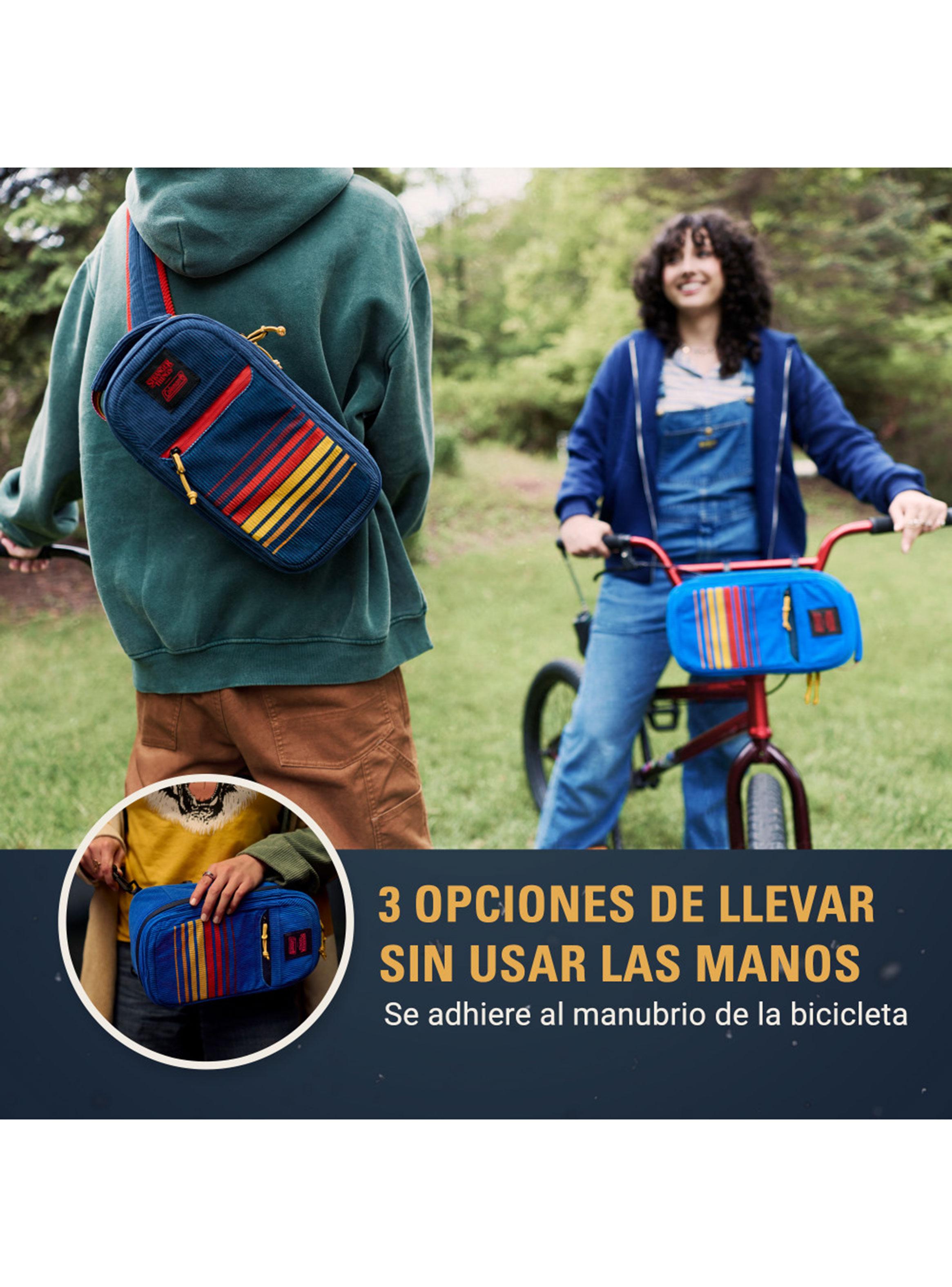 Soft Cooler Stranger Things 6 Latas Azul Marino-4