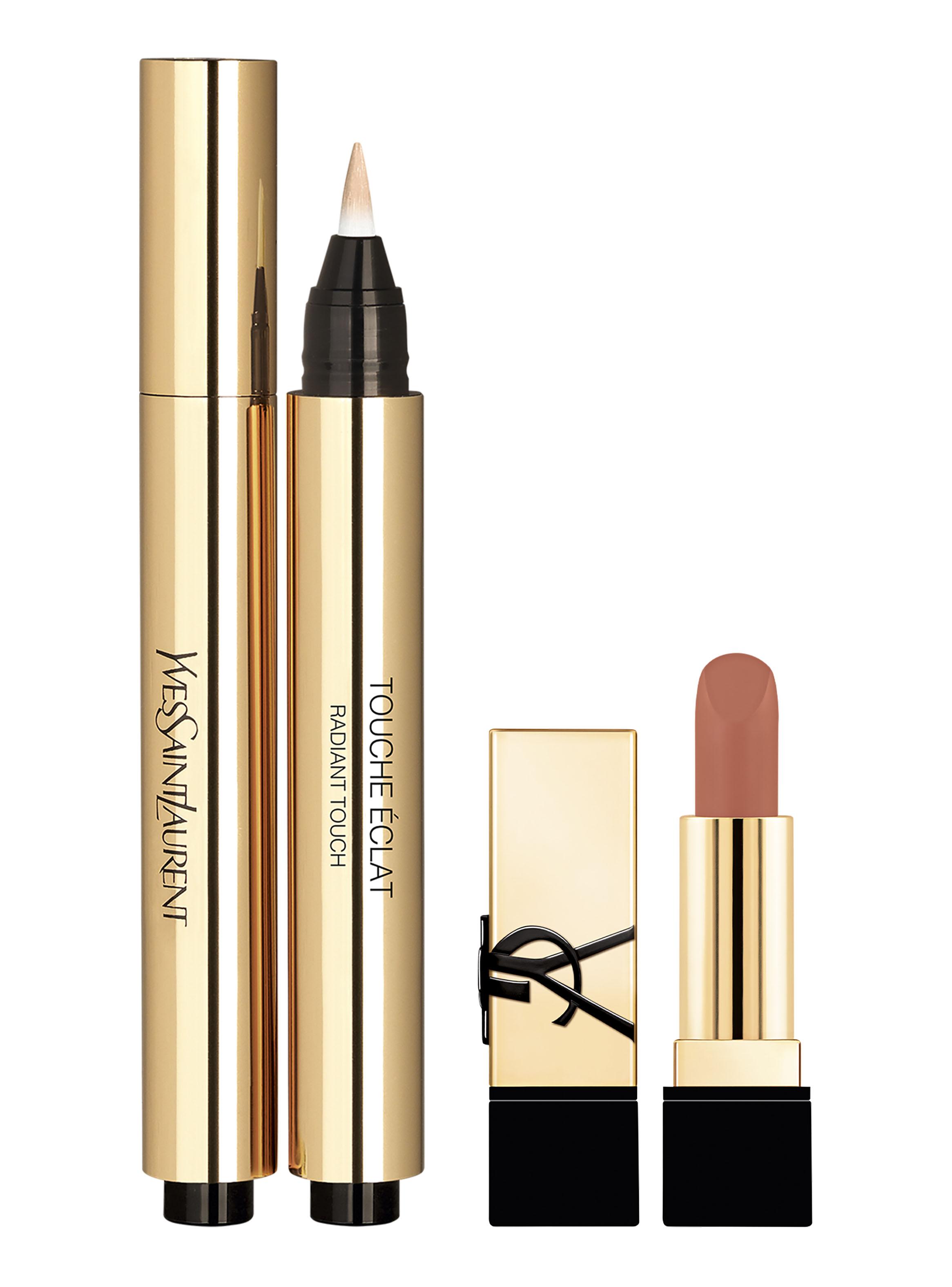 Set Maquillaje Touche Eclat 02 + Mini Rouge Pur Couture-0