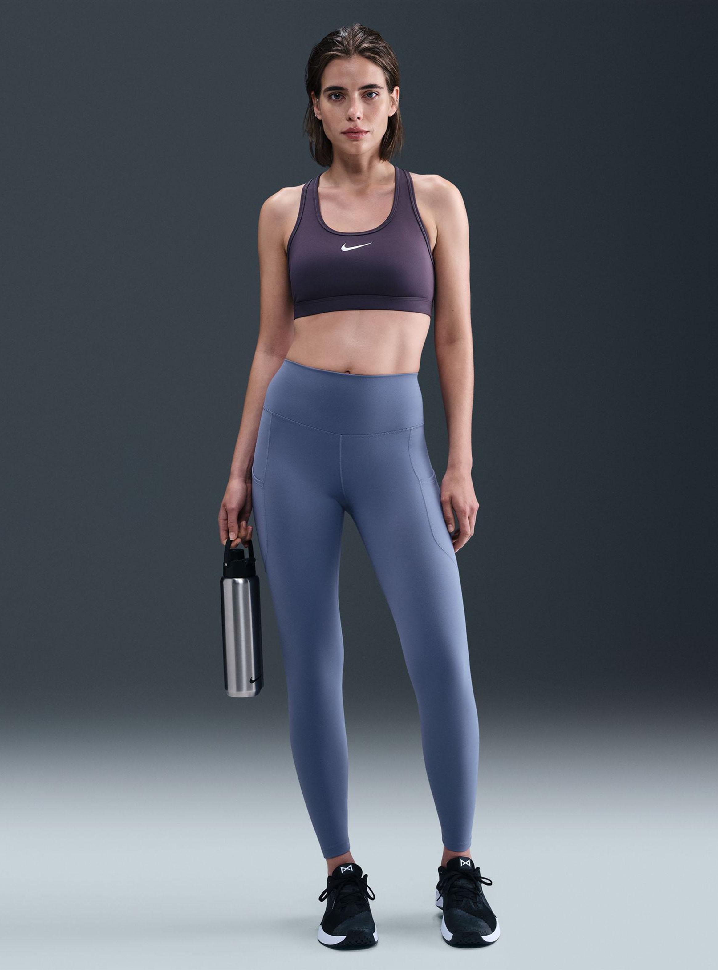 Calza Tiro Alto Legging Dri Fit One Hr 7/8 Pkt-5