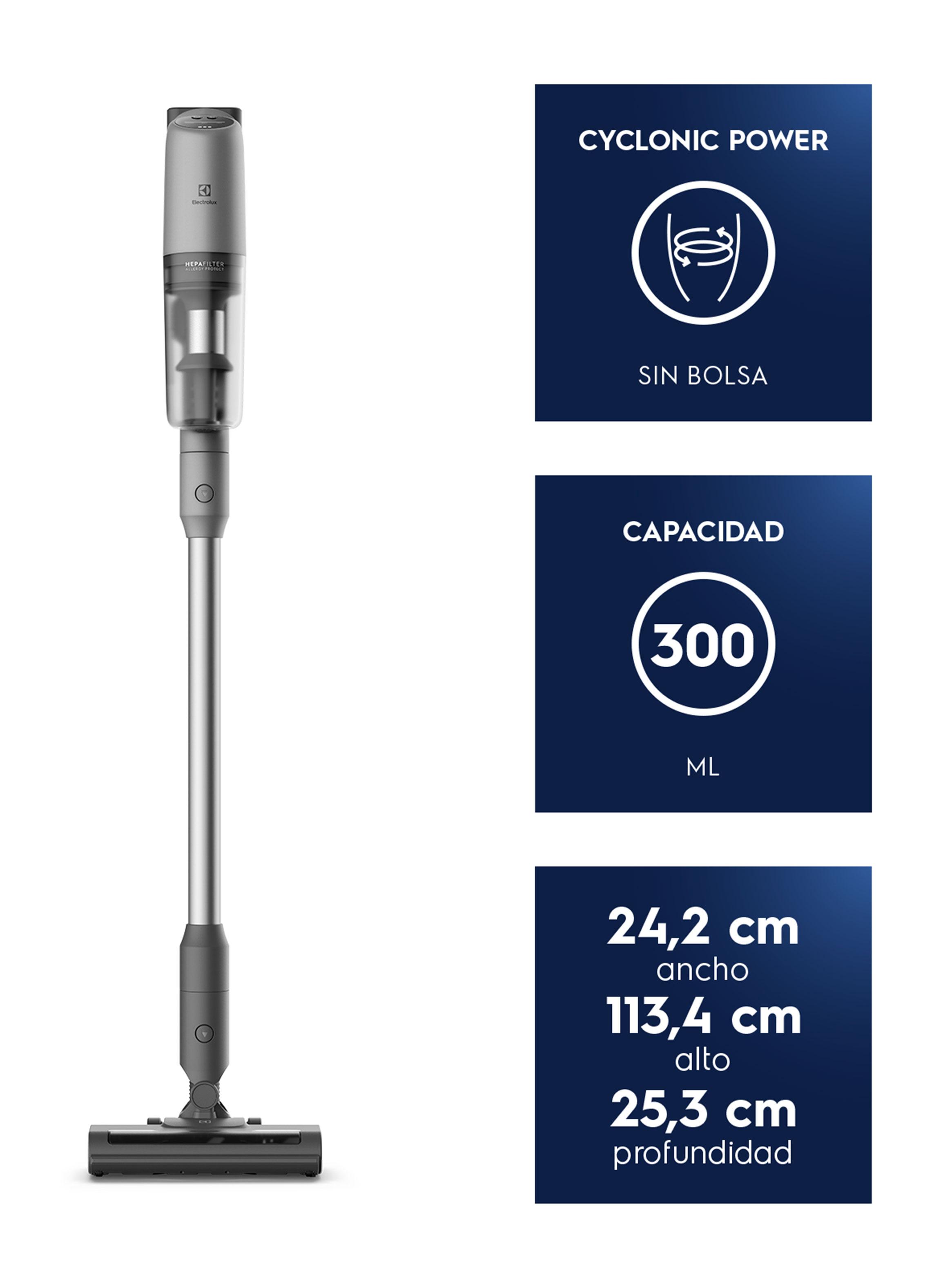 Aspiradora Vertical Inalámbrica 150W 300ml Ptec 100-2