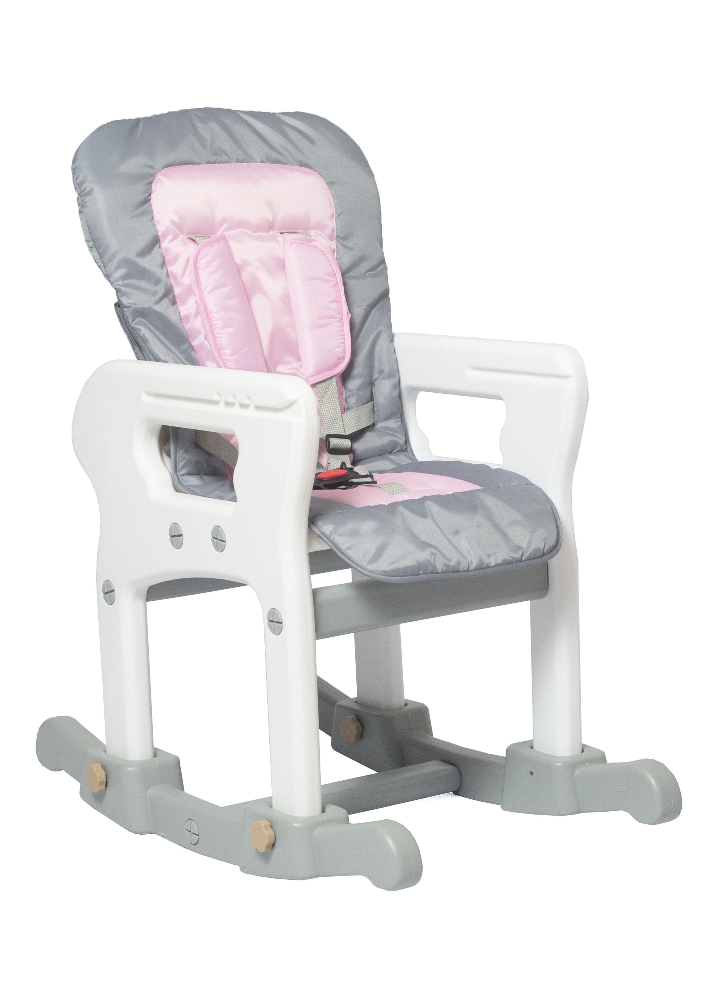 Silla Kidscool Comer 3 Funciones en 1 Rosado-2