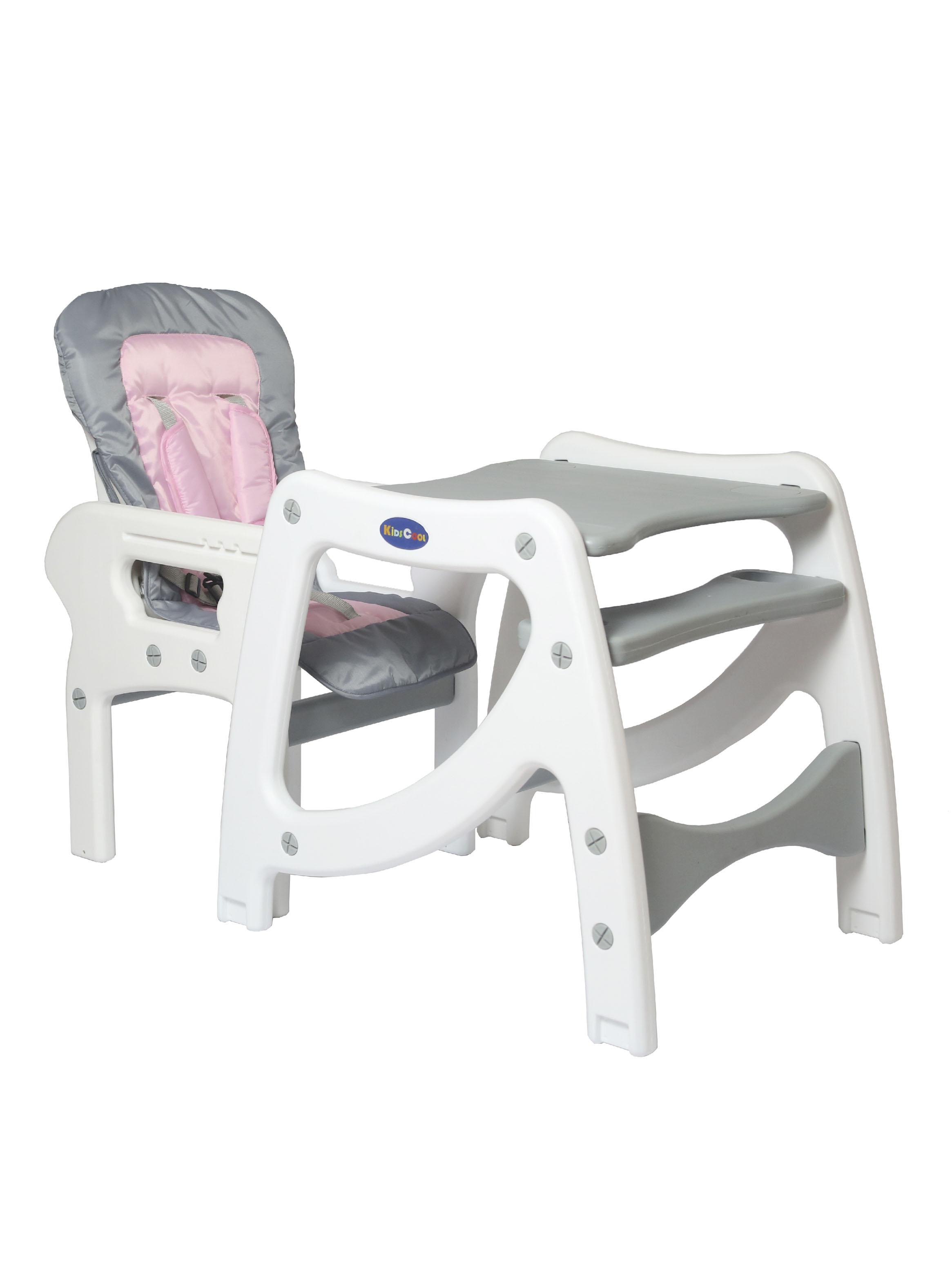 Silla Kidscool Comer 3 Funciones en 1 Rosado-3