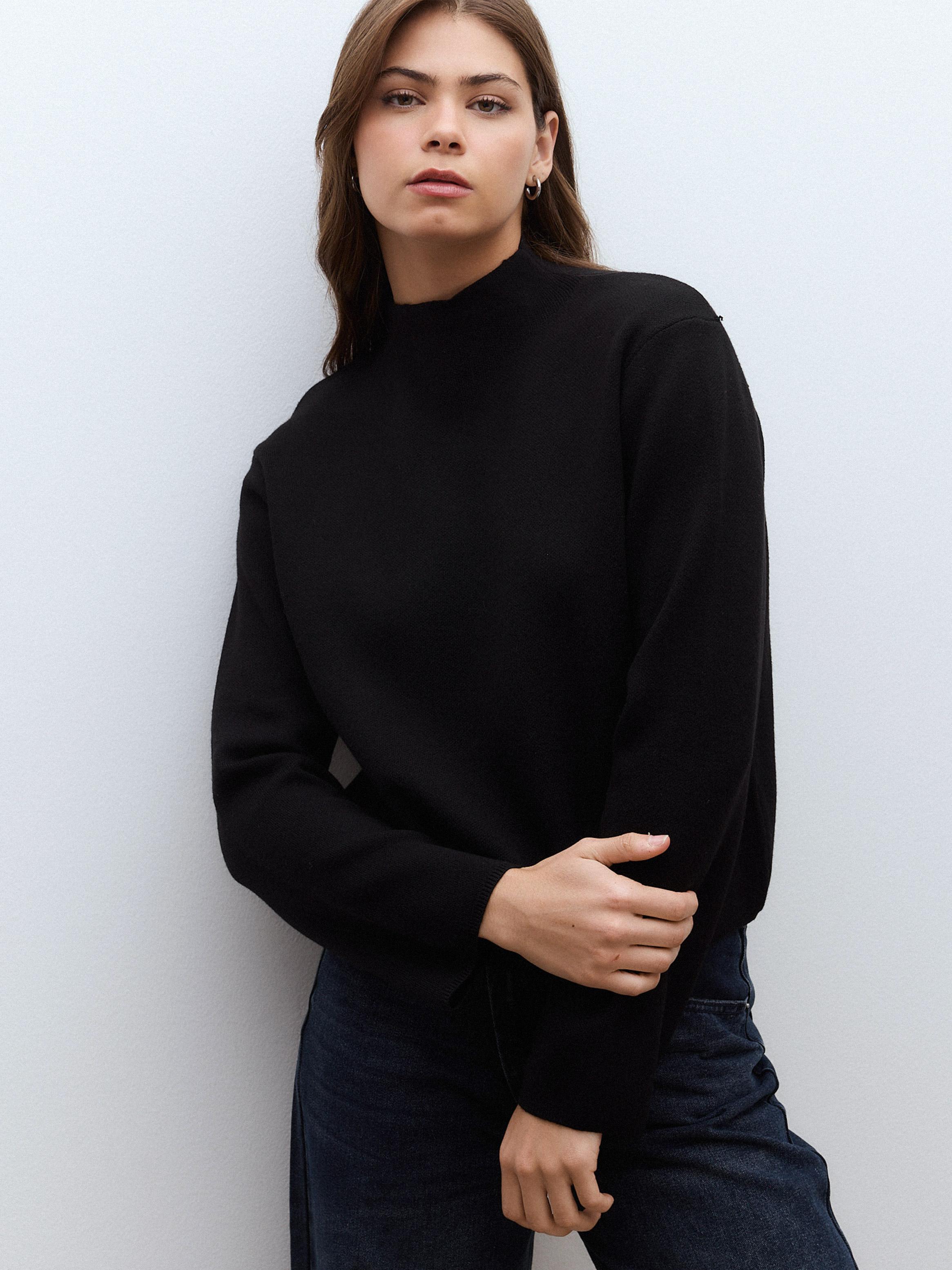 Sweater Recto Cuello Alto-2