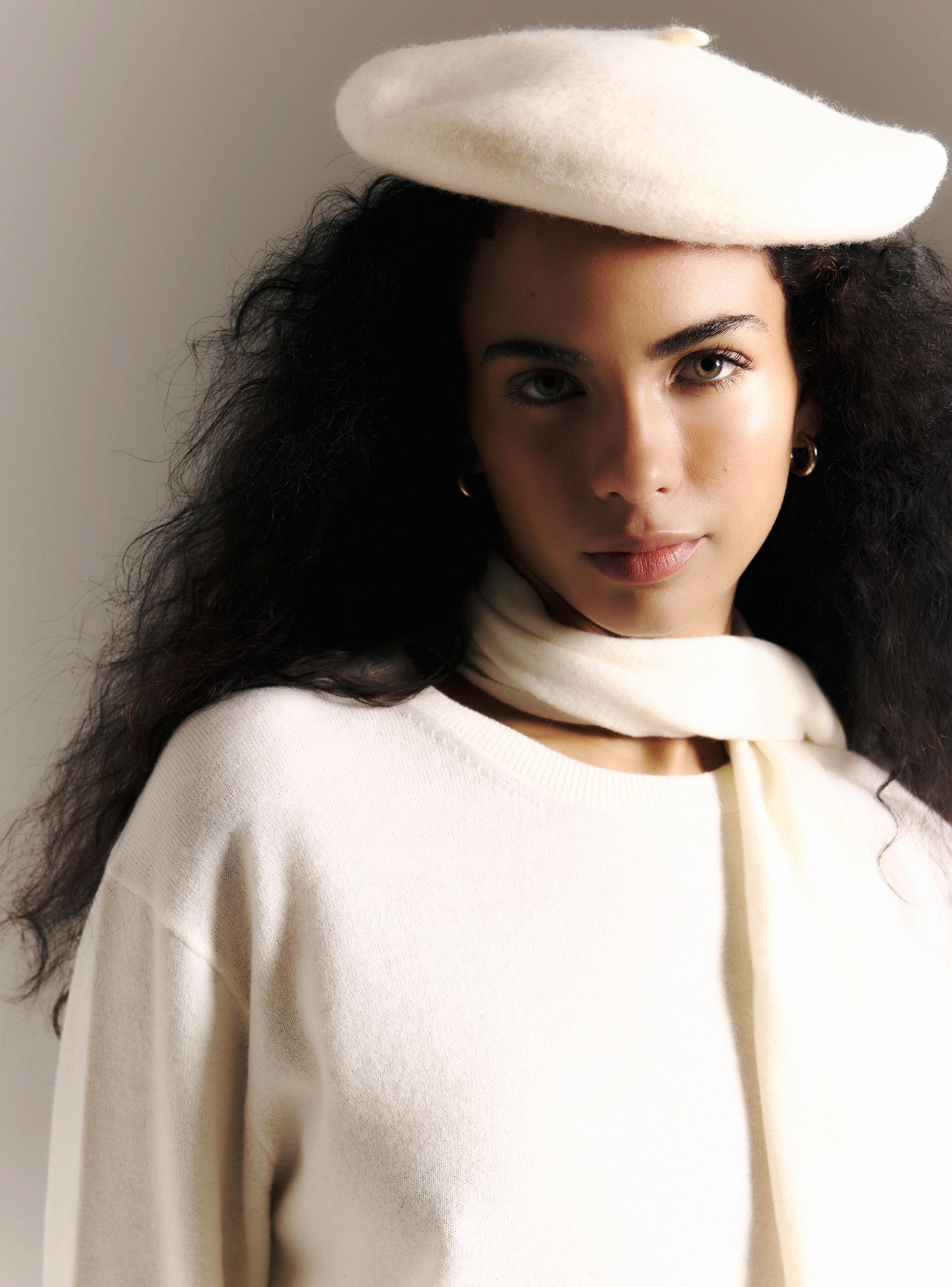 Sweater con Cuello Tipo Bufanda de Lana Merino-2