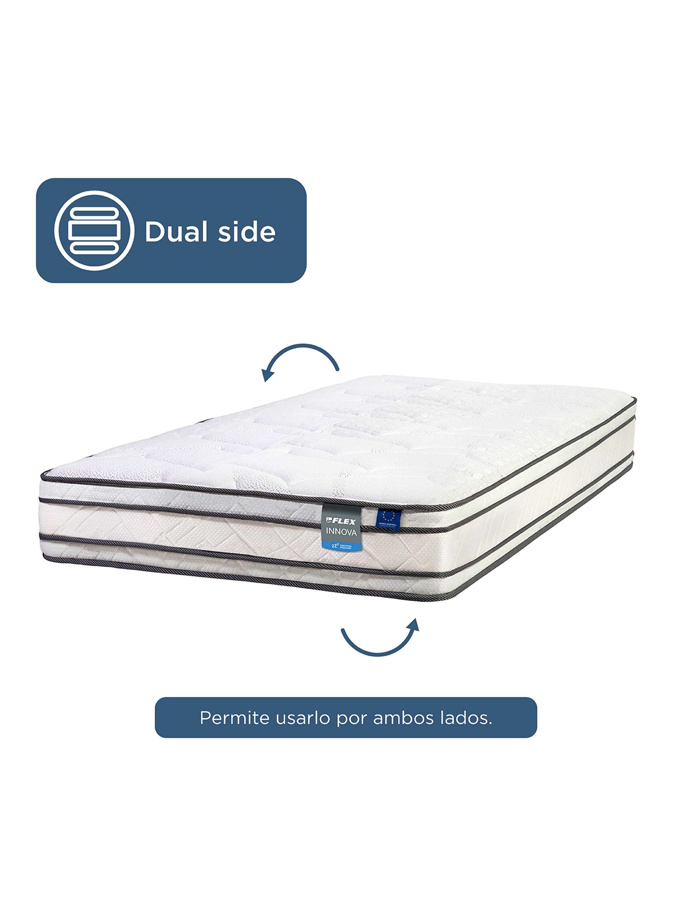 Diván Cama Gris Innova 1.5 Plazas Box + Respaldo Royal Gris-3