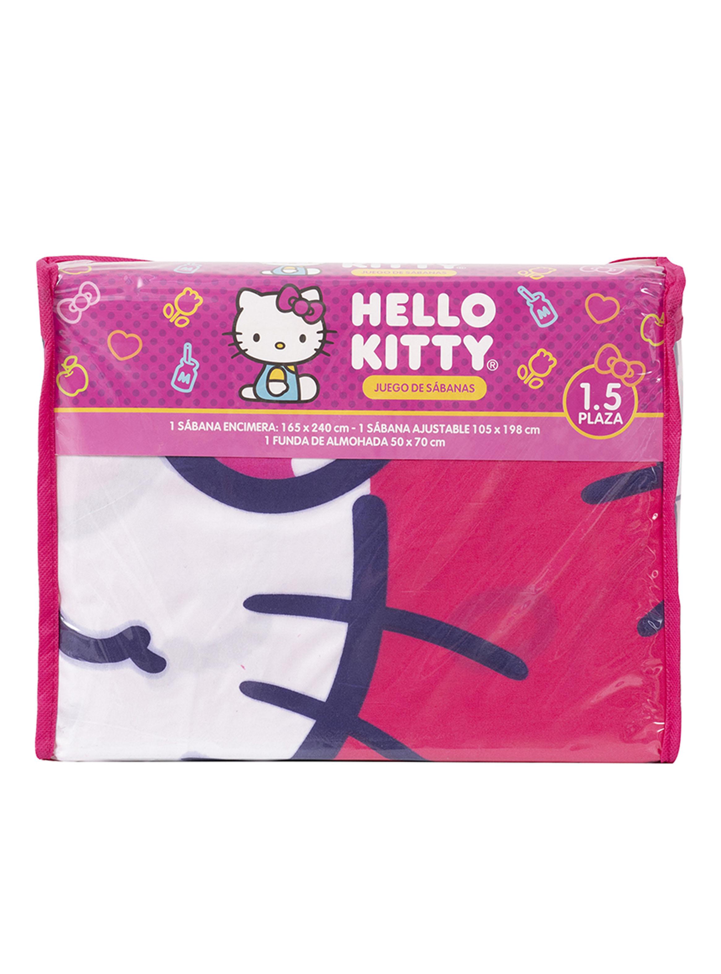 Juego de Sábana Mf 1.5 Plazas Hello Kitty-2