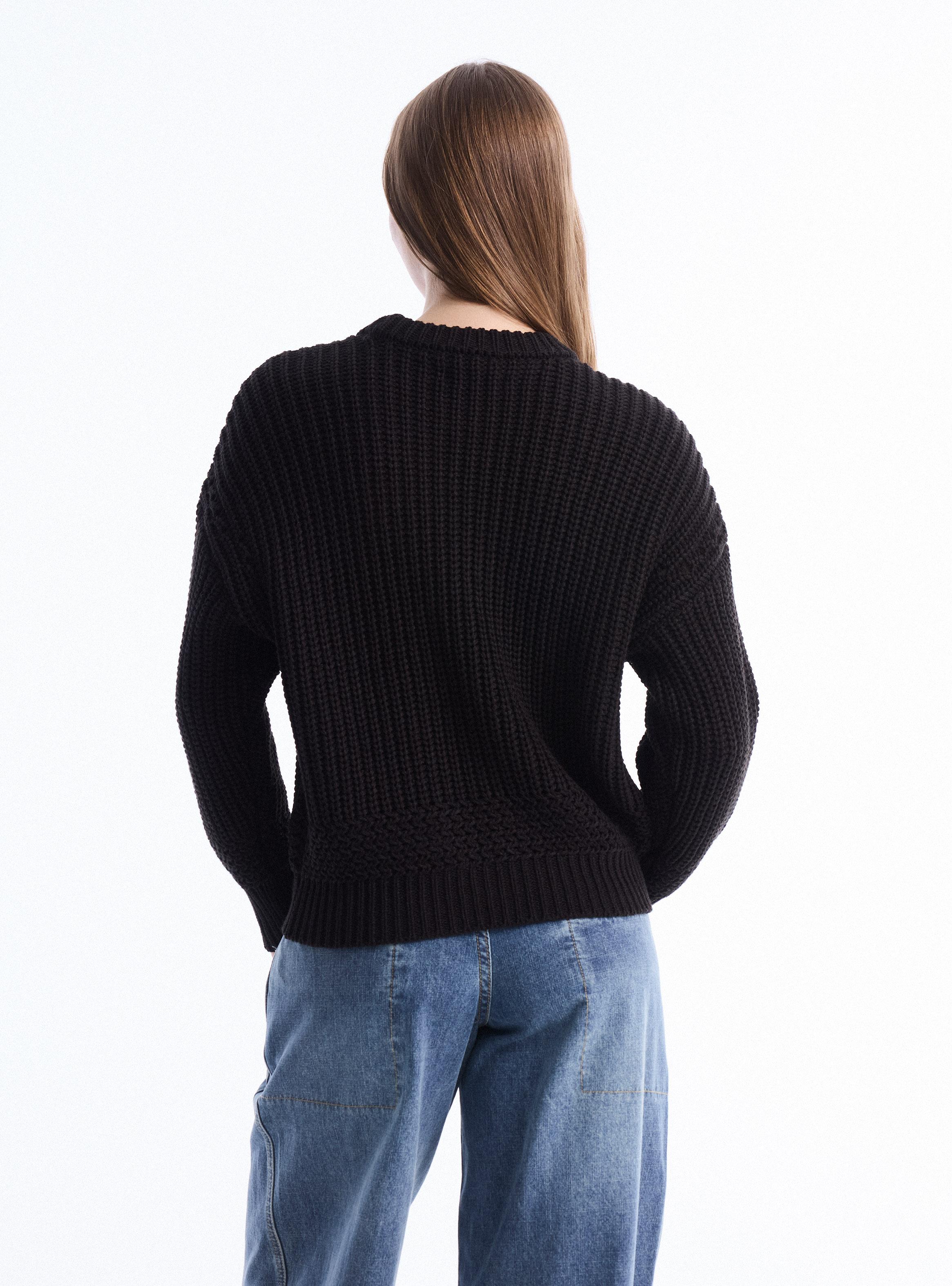 Sweater Básico Calado-1