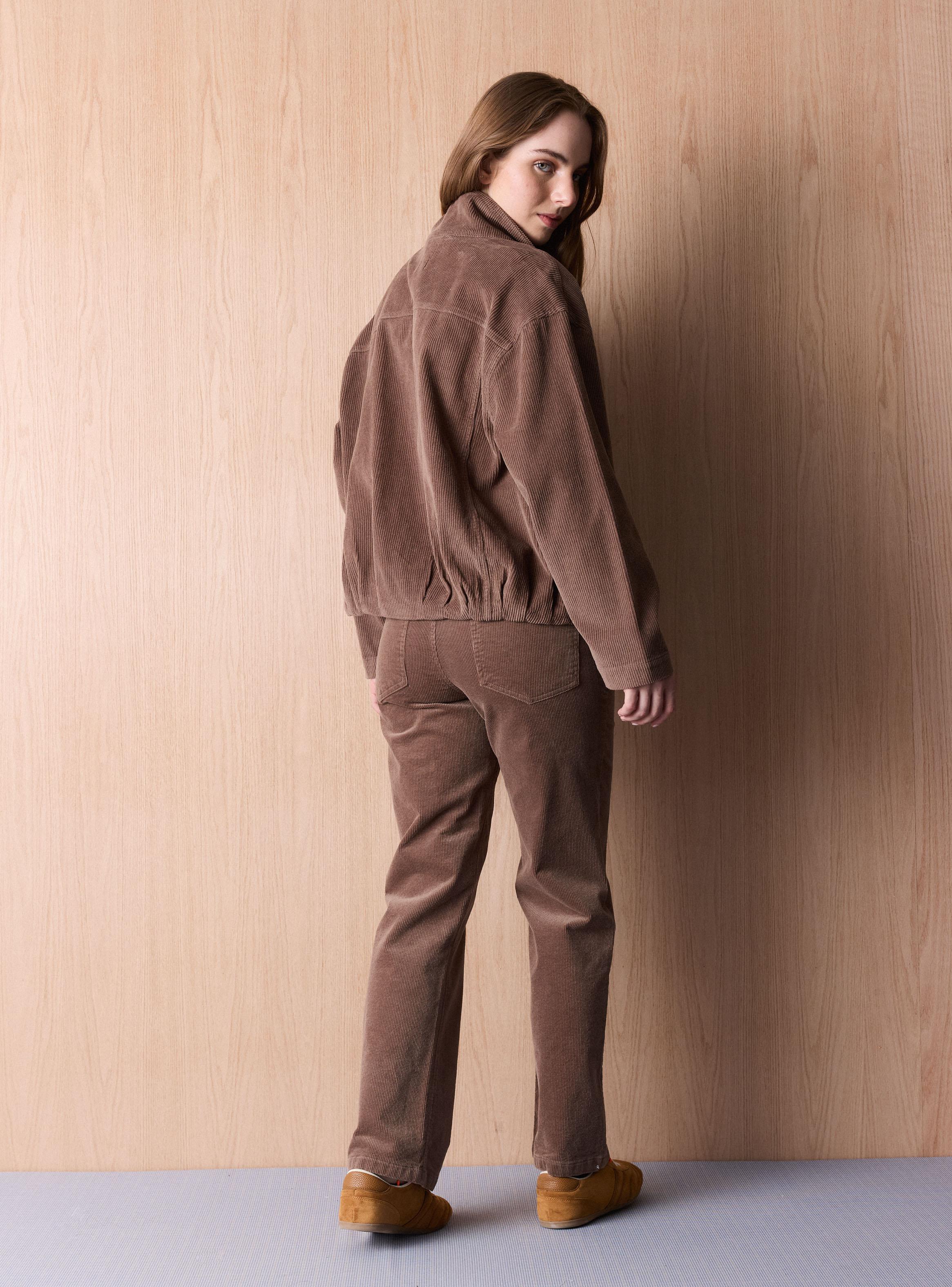 Chaqueta Cotelé Cuello Funnel-5