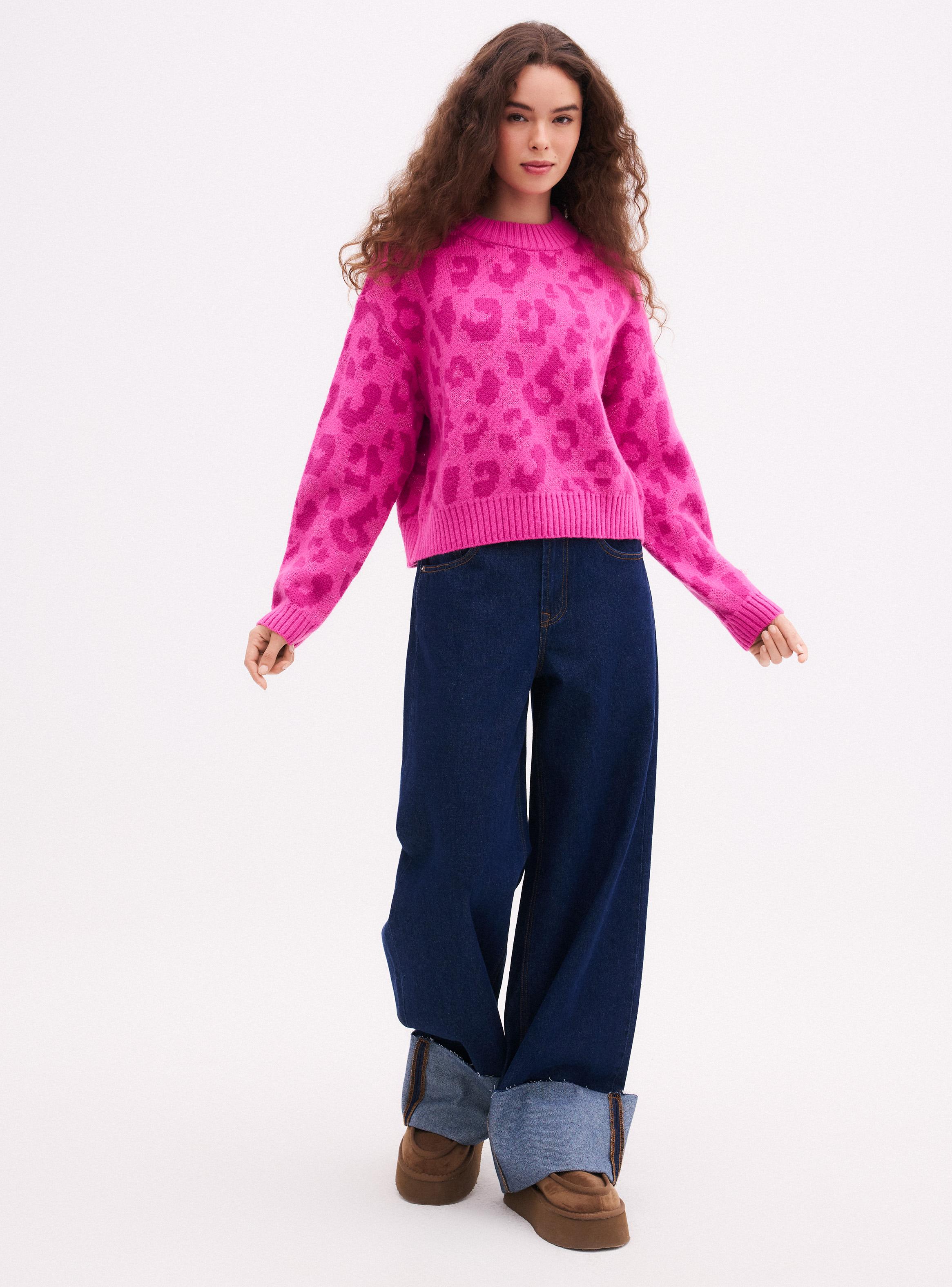 Sweater Estampado Animal Print-4