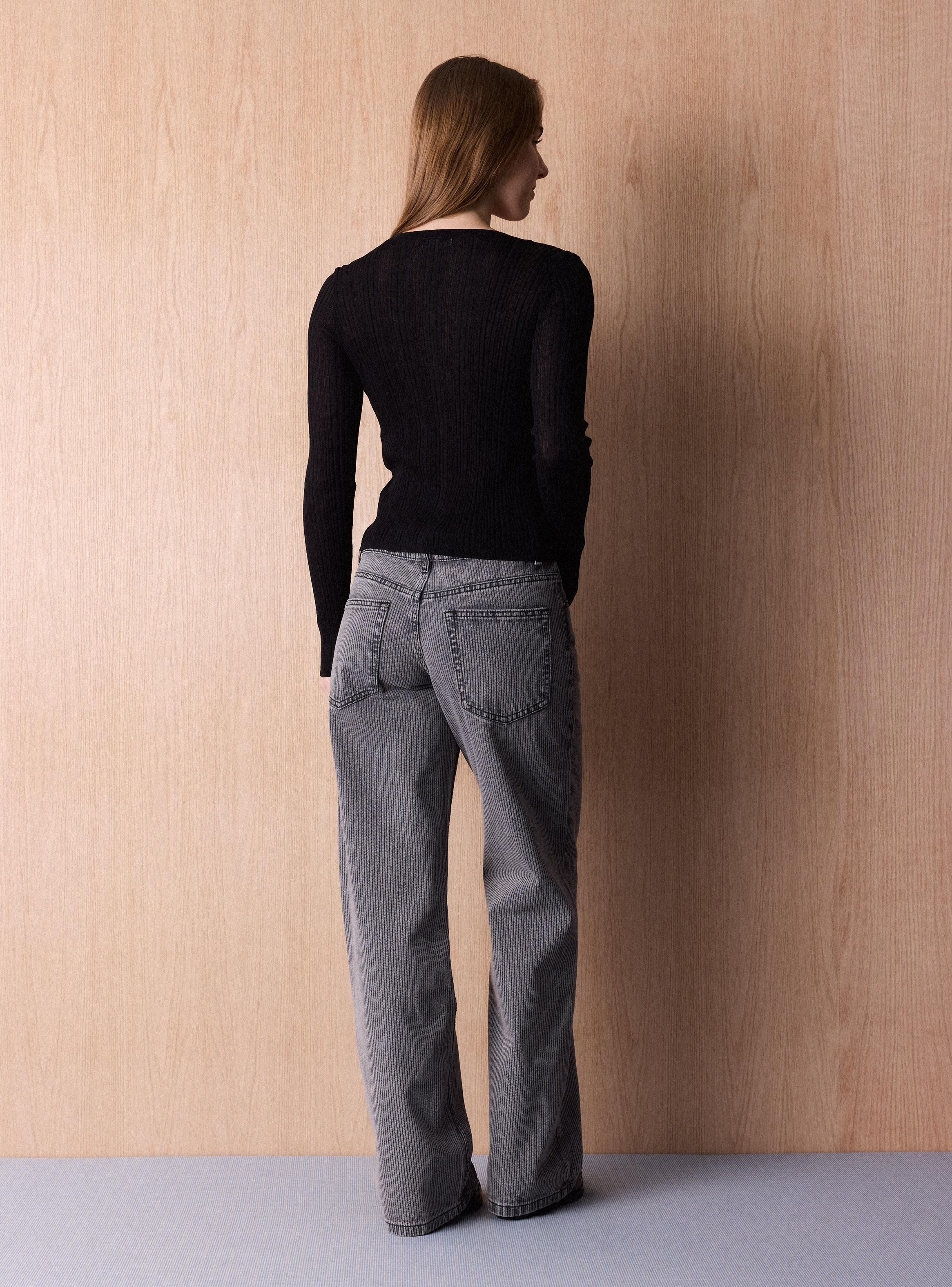 Cárdigan Cuello Redondo-5