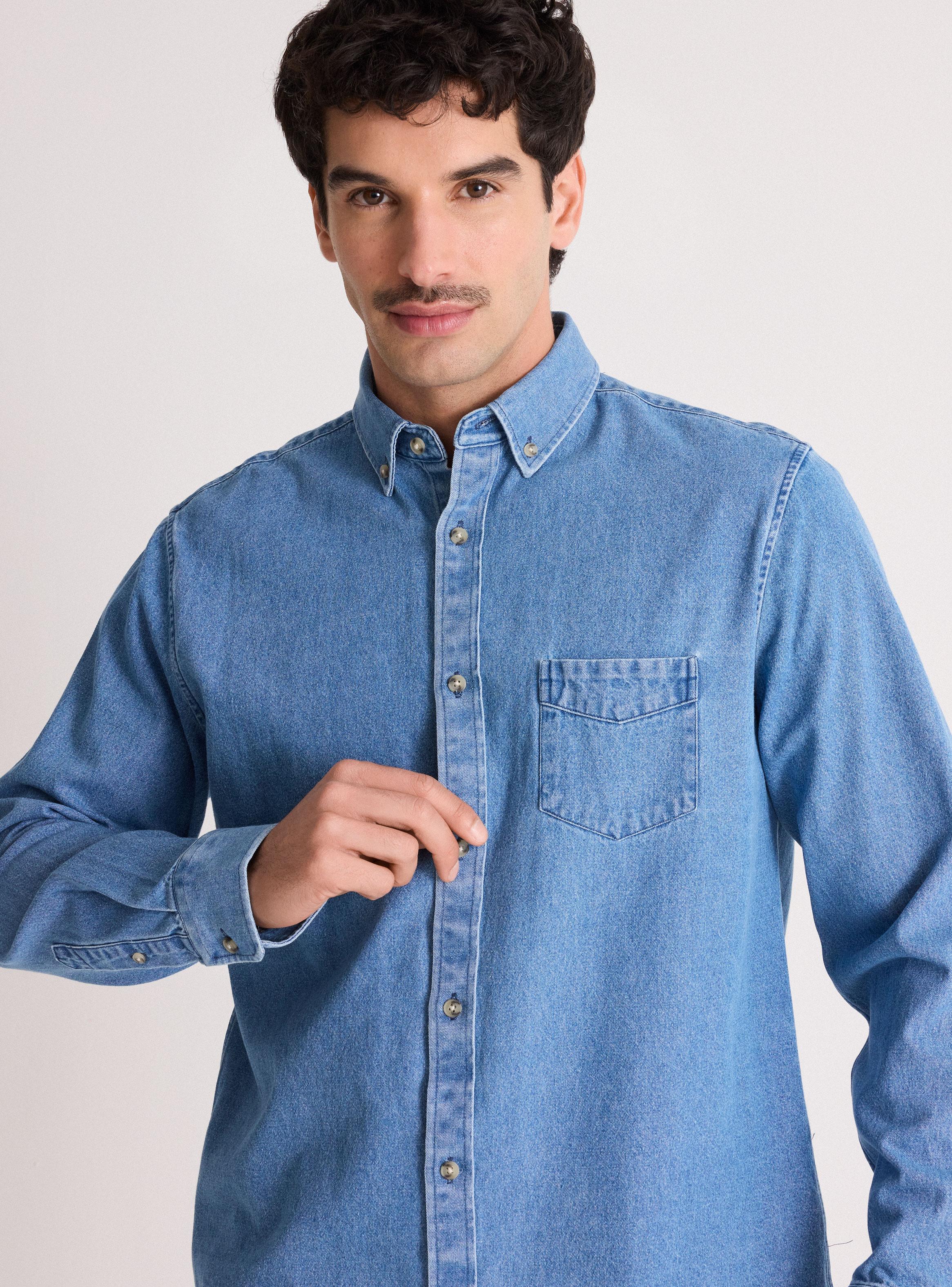 Camisa Manga Larga Denim-2