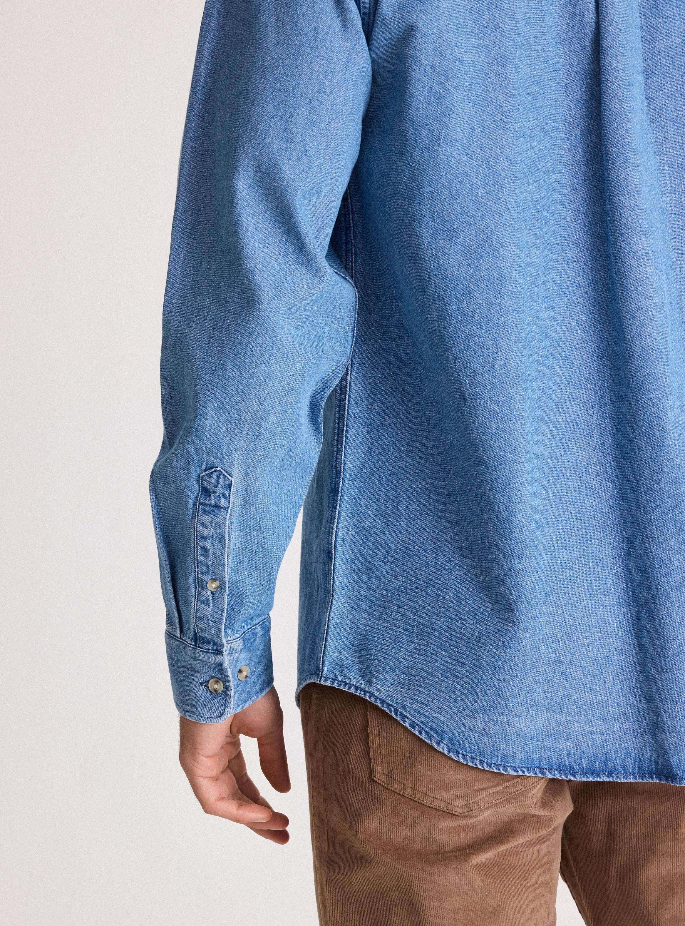 Camisa Manga Larga Denim-3