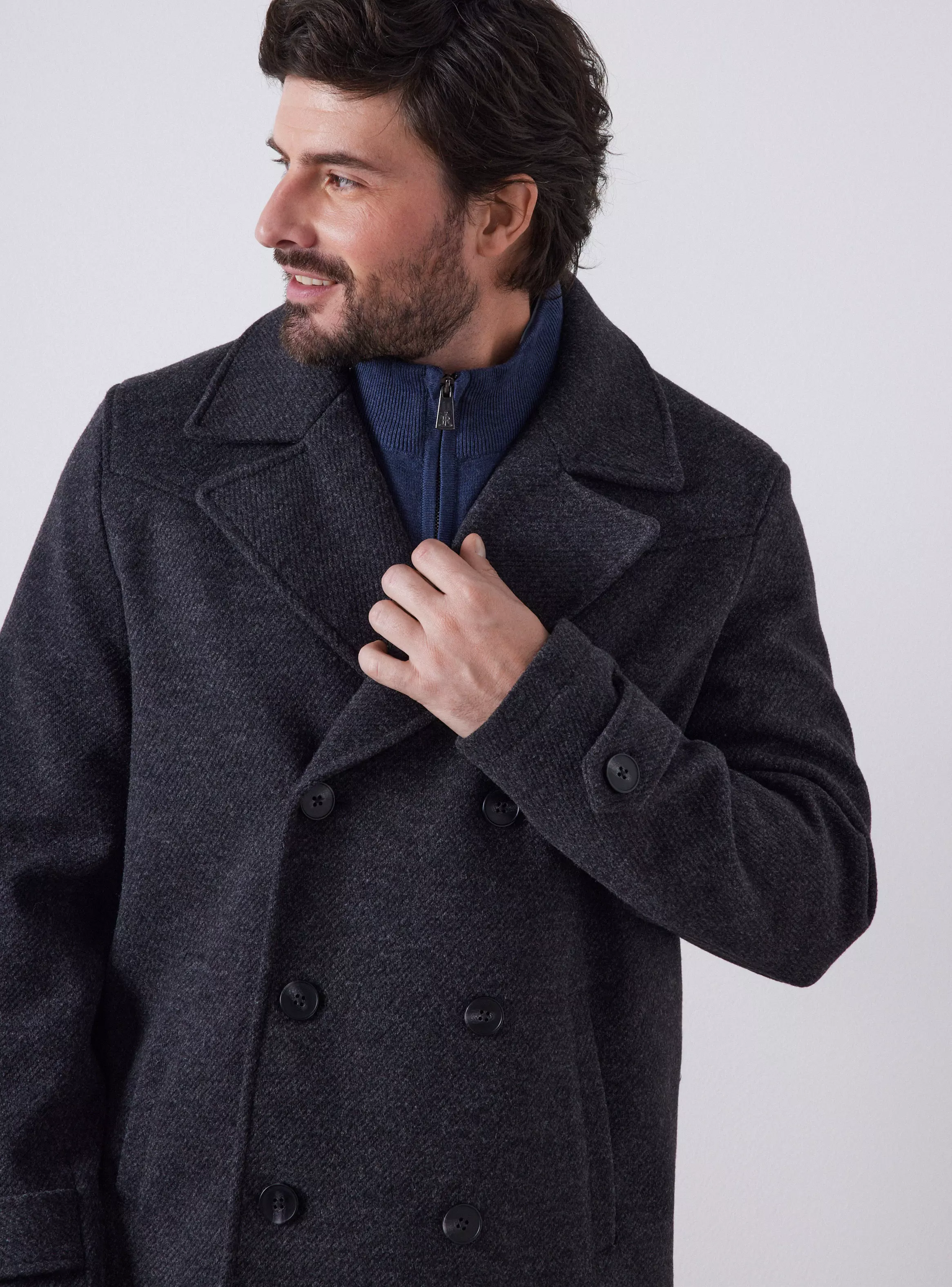 Abrigo Casual Botones-3